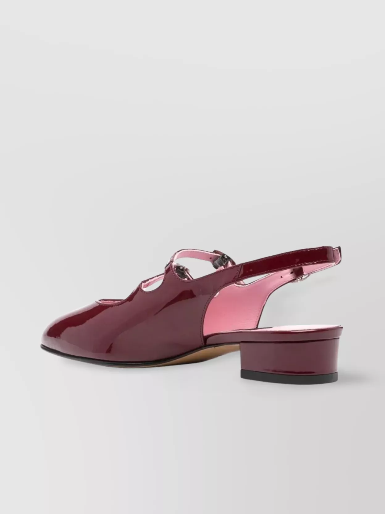 Carel Paris Square Toe Buckle Strap Slingback Pumps