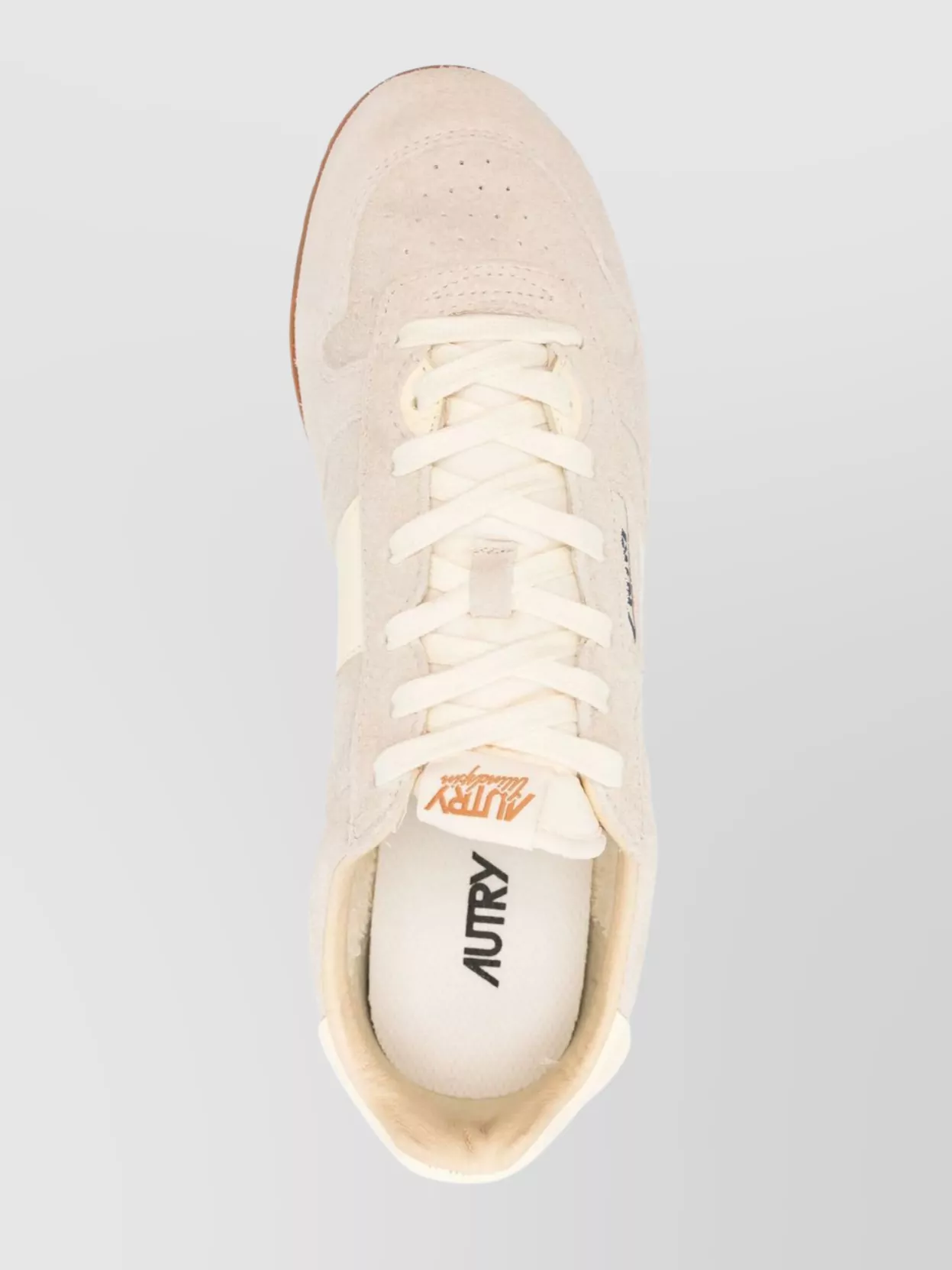 Autry Suede And Leather Sneakers With Padded Collar