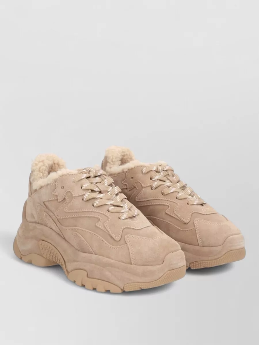 Ash Leather Low-Top Sneakers