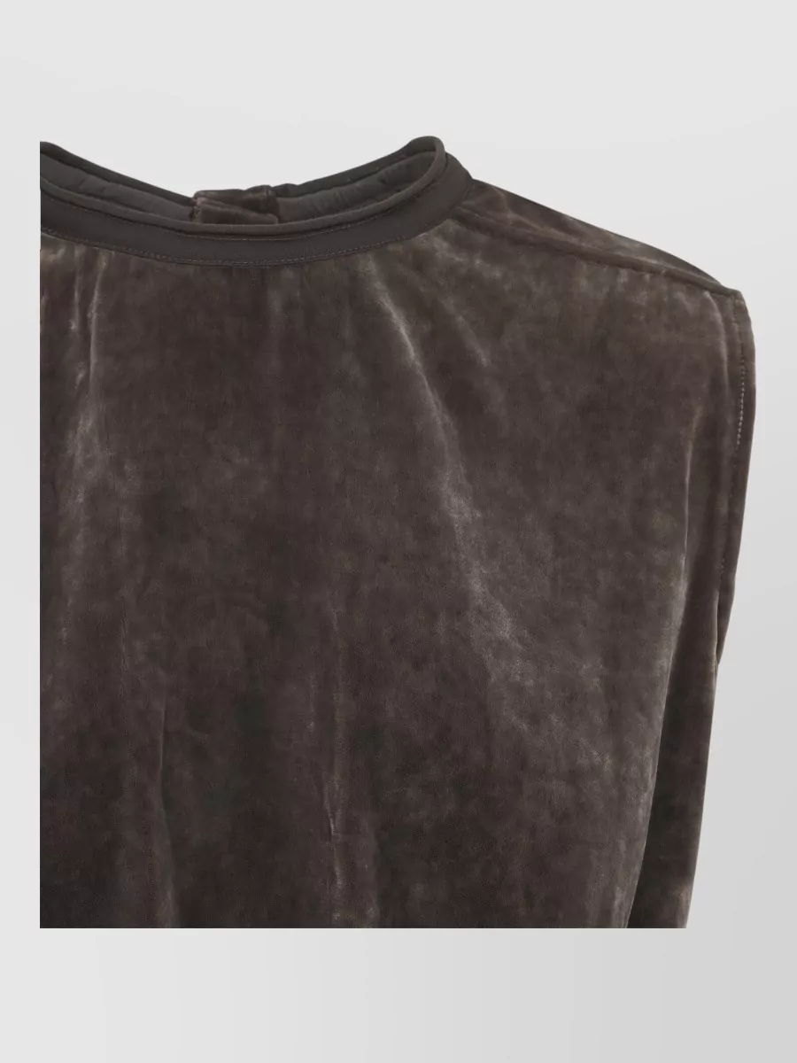 Rick Owens Silk-Blend Draped Sleeveless Top