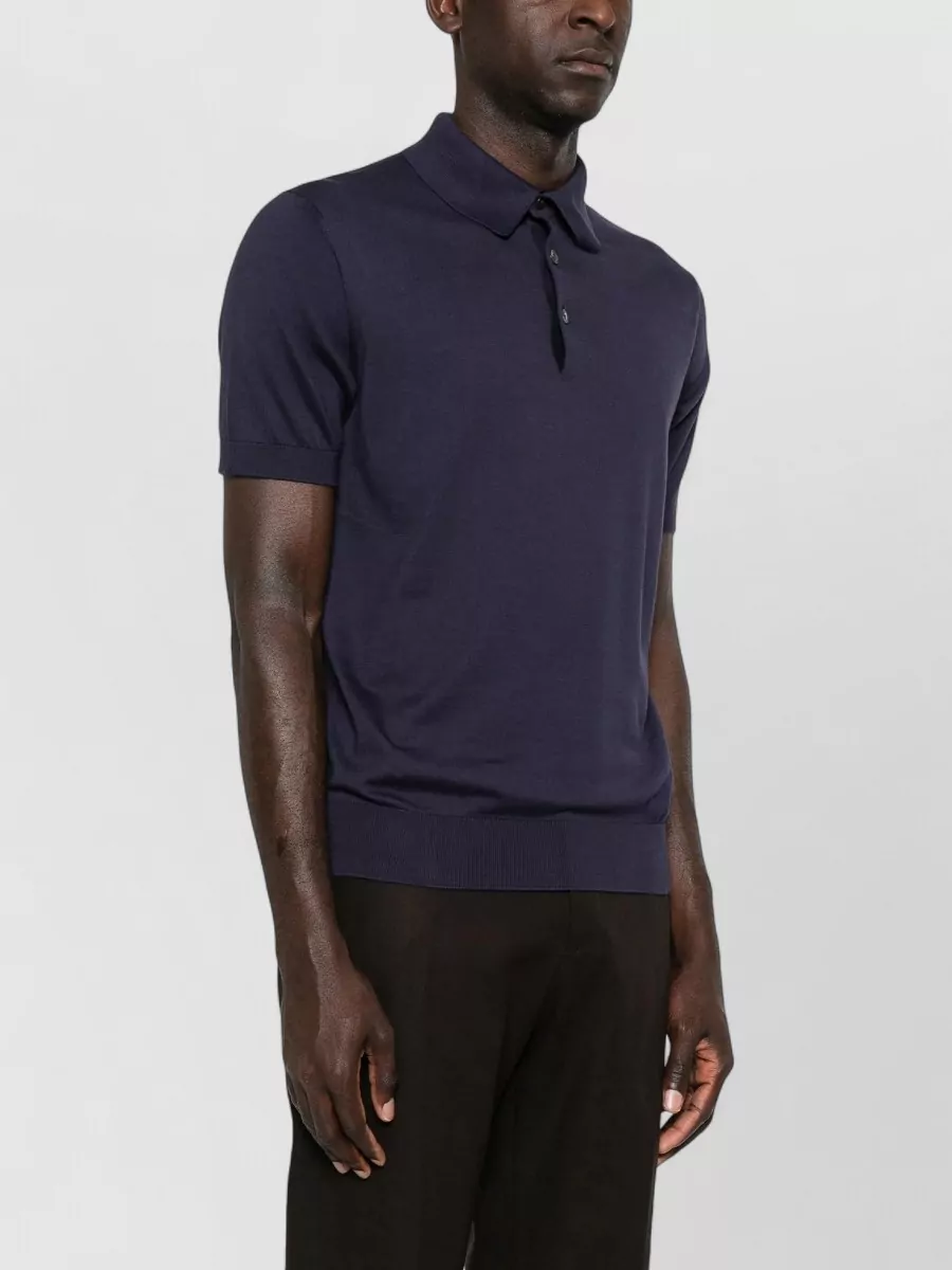 Zegna Cotton Regular-Fit Short-Sleeve Polo Shirt