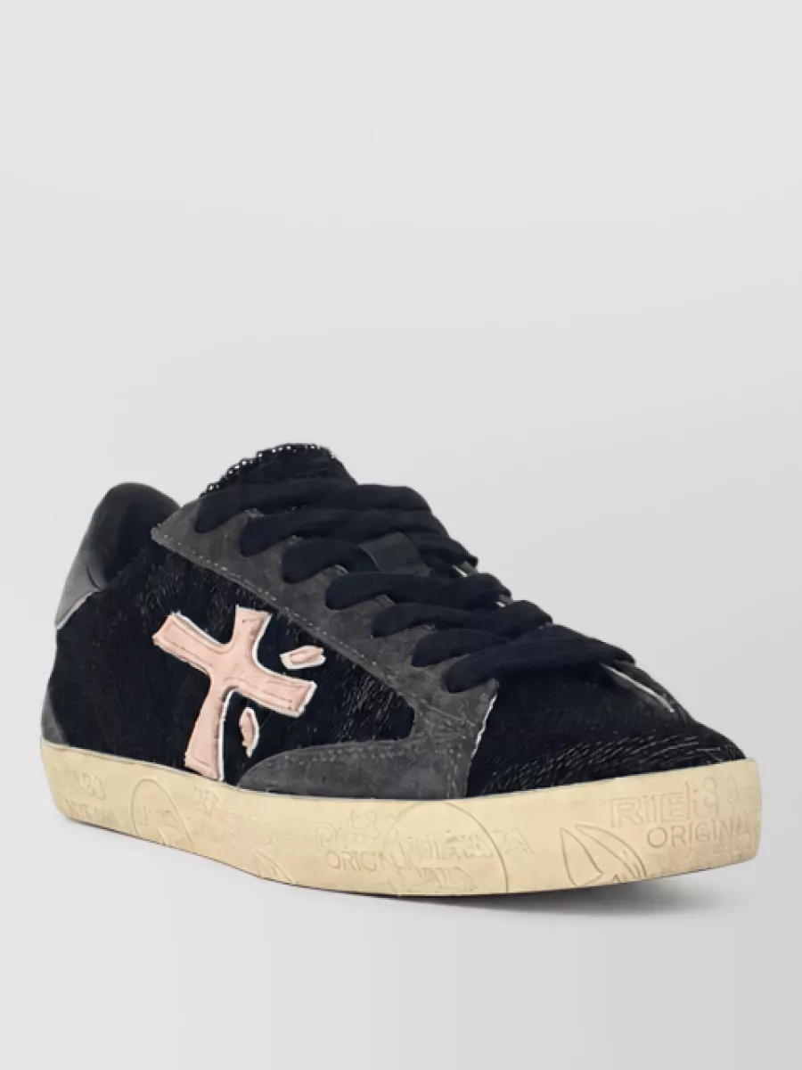 Premiata Leather low-top sneakers