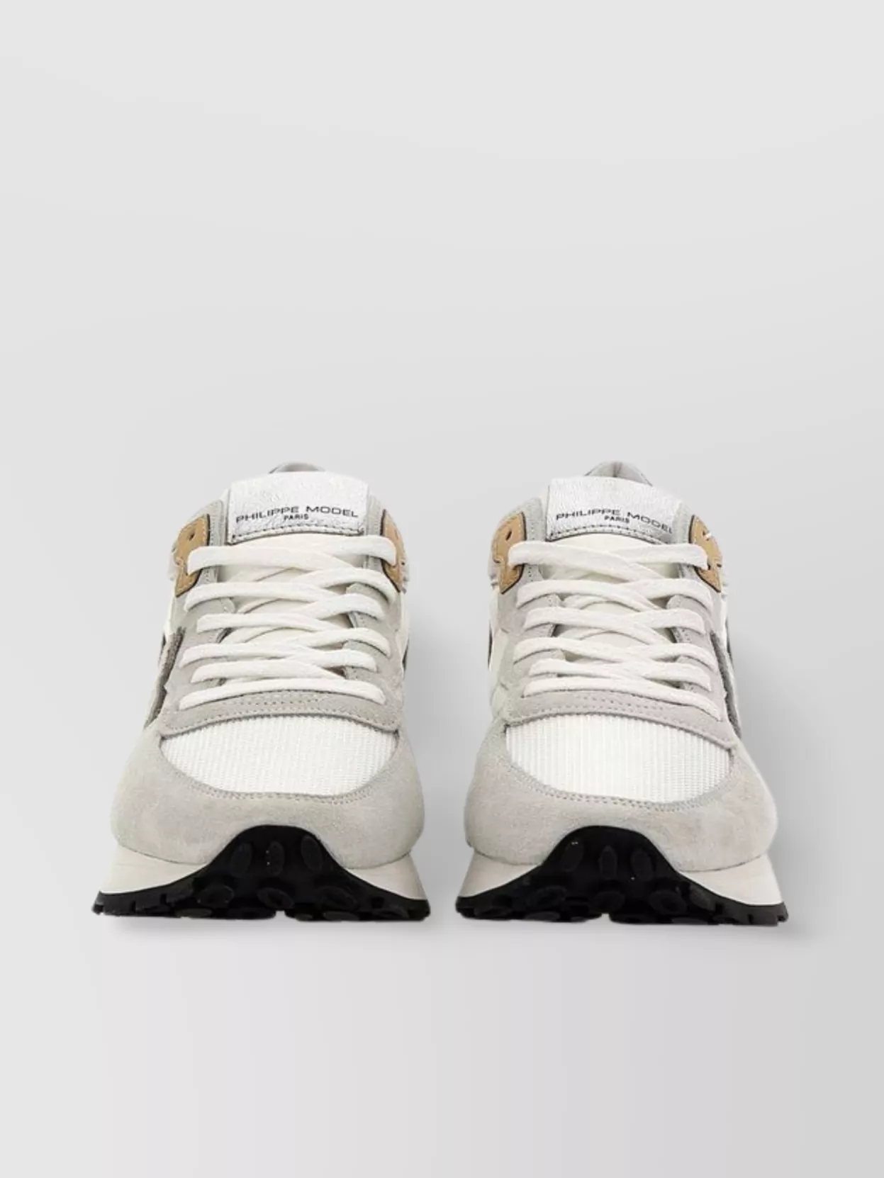 Philippe Model High Top Sneakers Almond Tip In White