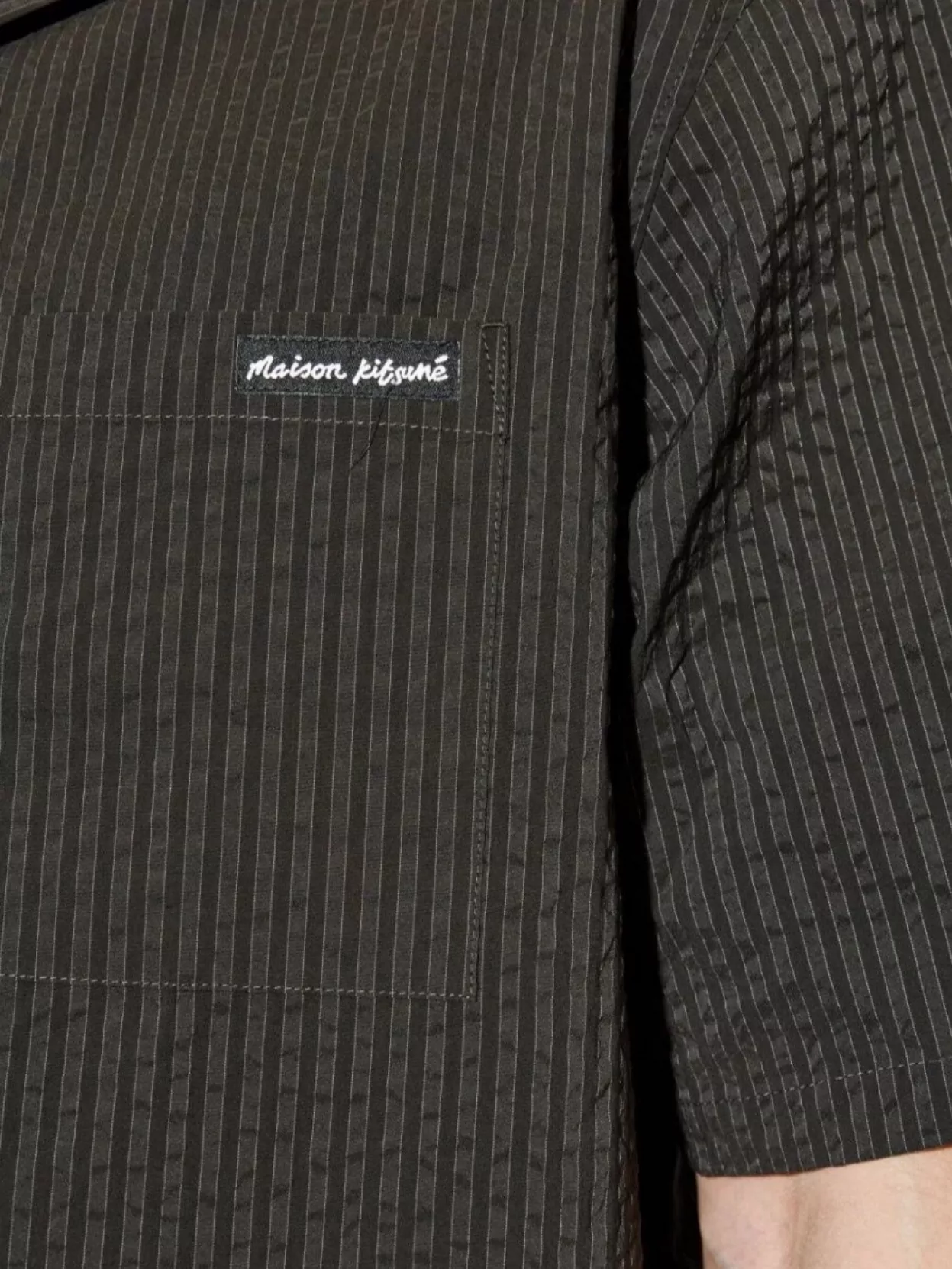 Maison Kitsuné Holiday Shirt Featuring Cuban Collar