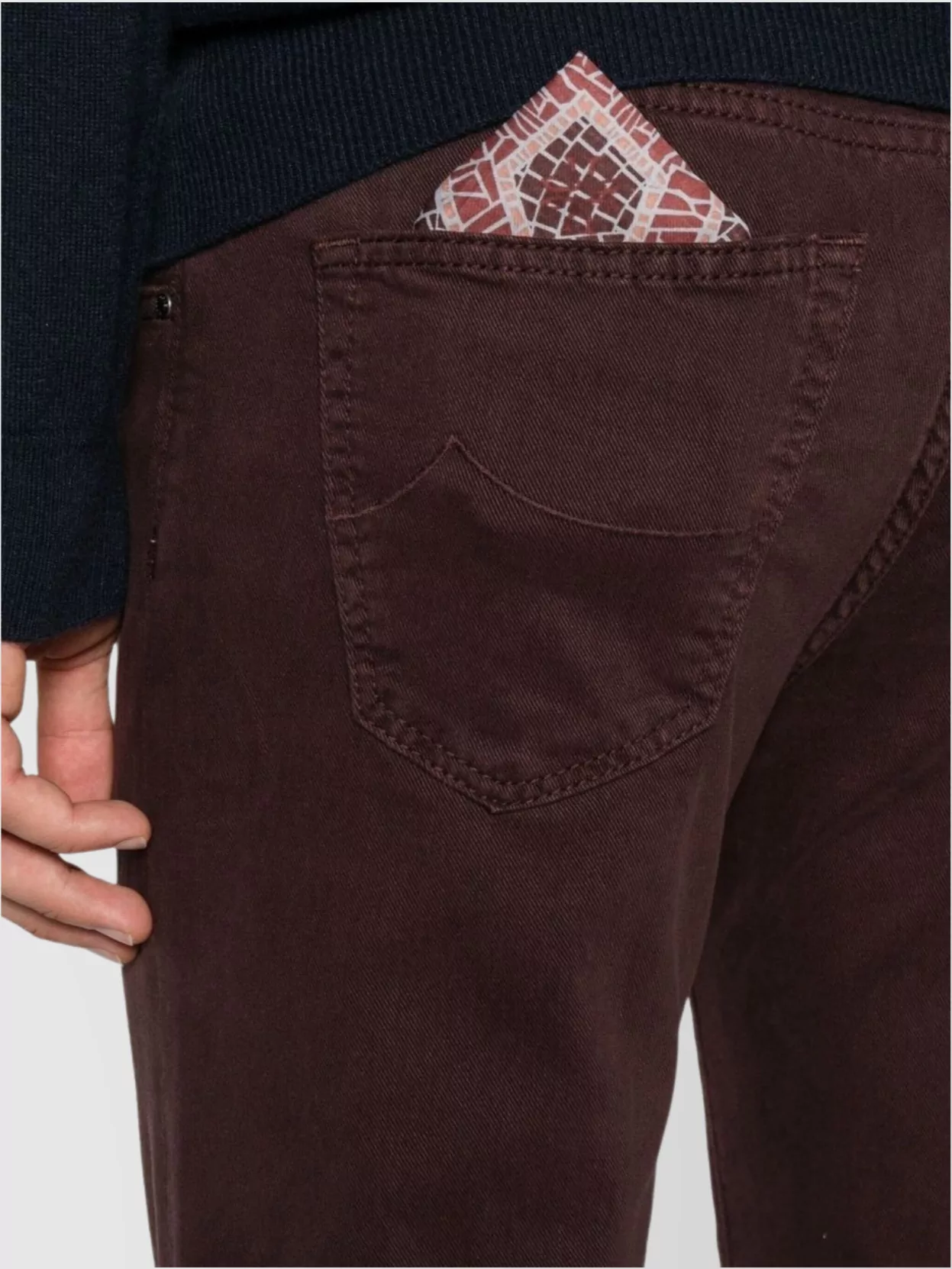 Jacob Cohen Five-Pocket Trousers With Belt Loops And Pockets