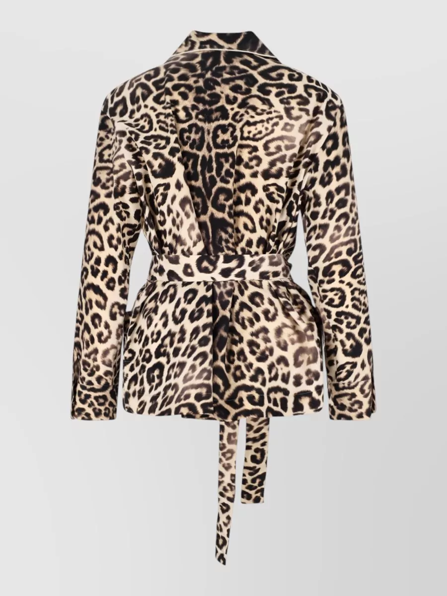 Ermanno Scervino Silk Fitted Jacket