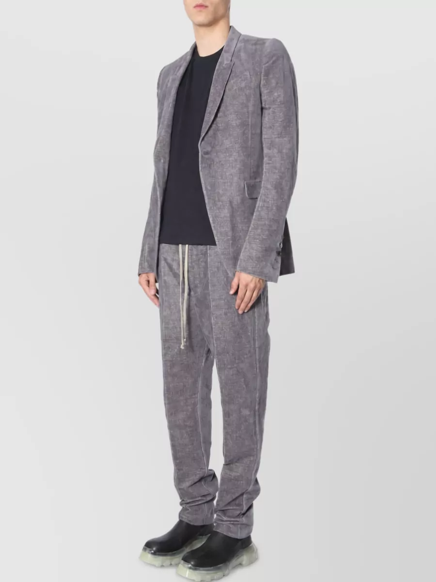 Rick Owens Single-Breasted Suit Jacket