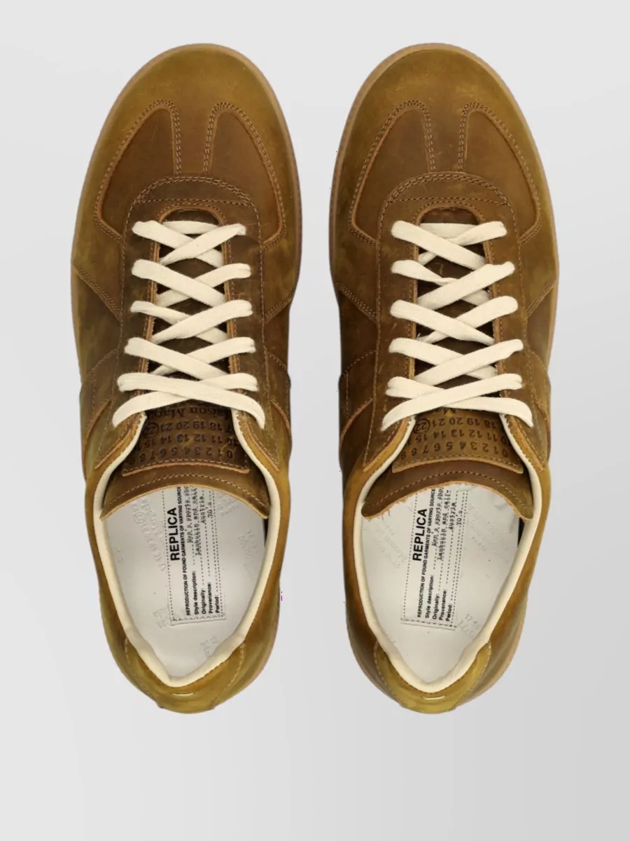 Maison Margiela Leather Best Quality Lace-Up Shoes