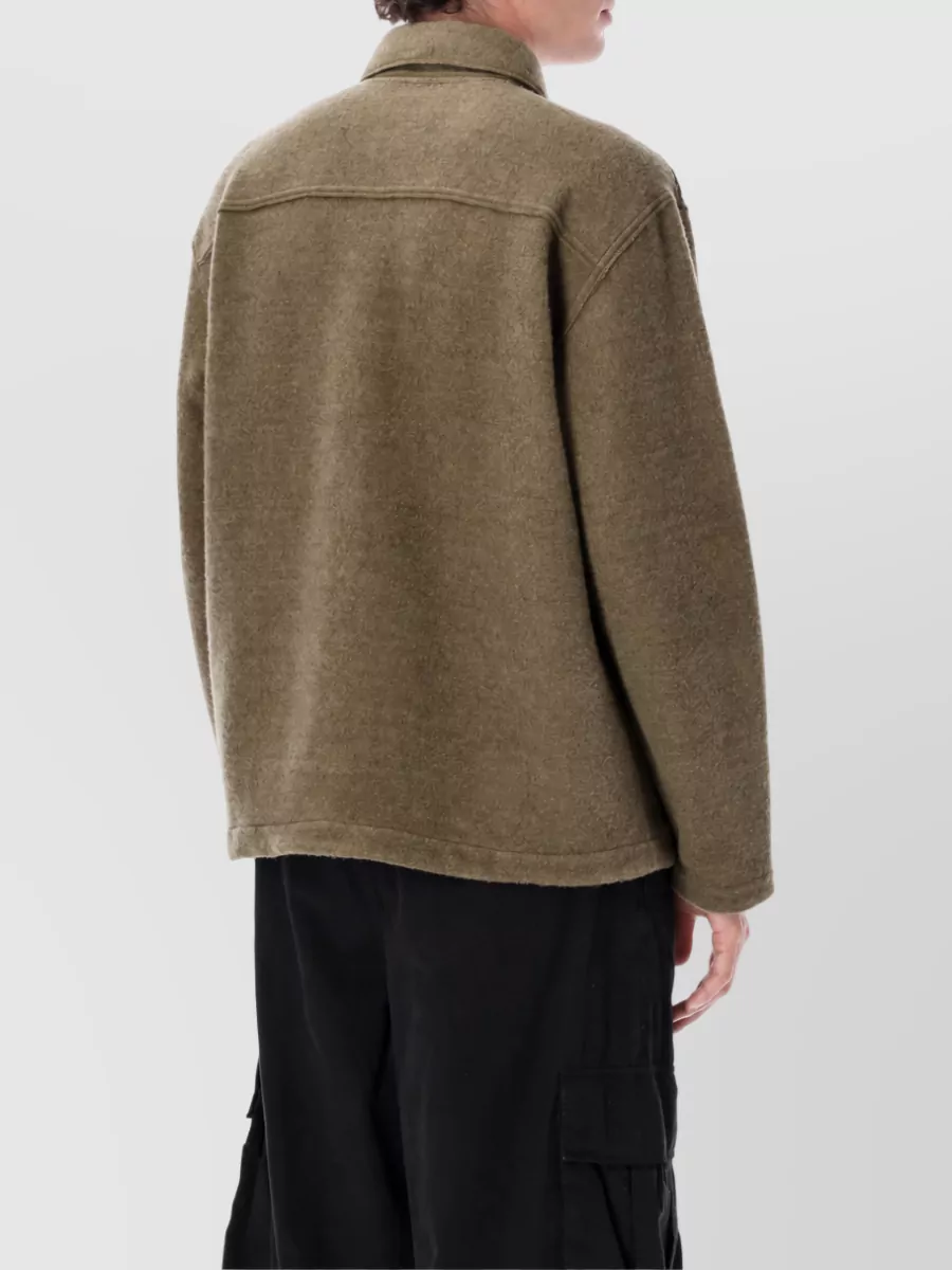 Stone Island Wool Shirt Jacket