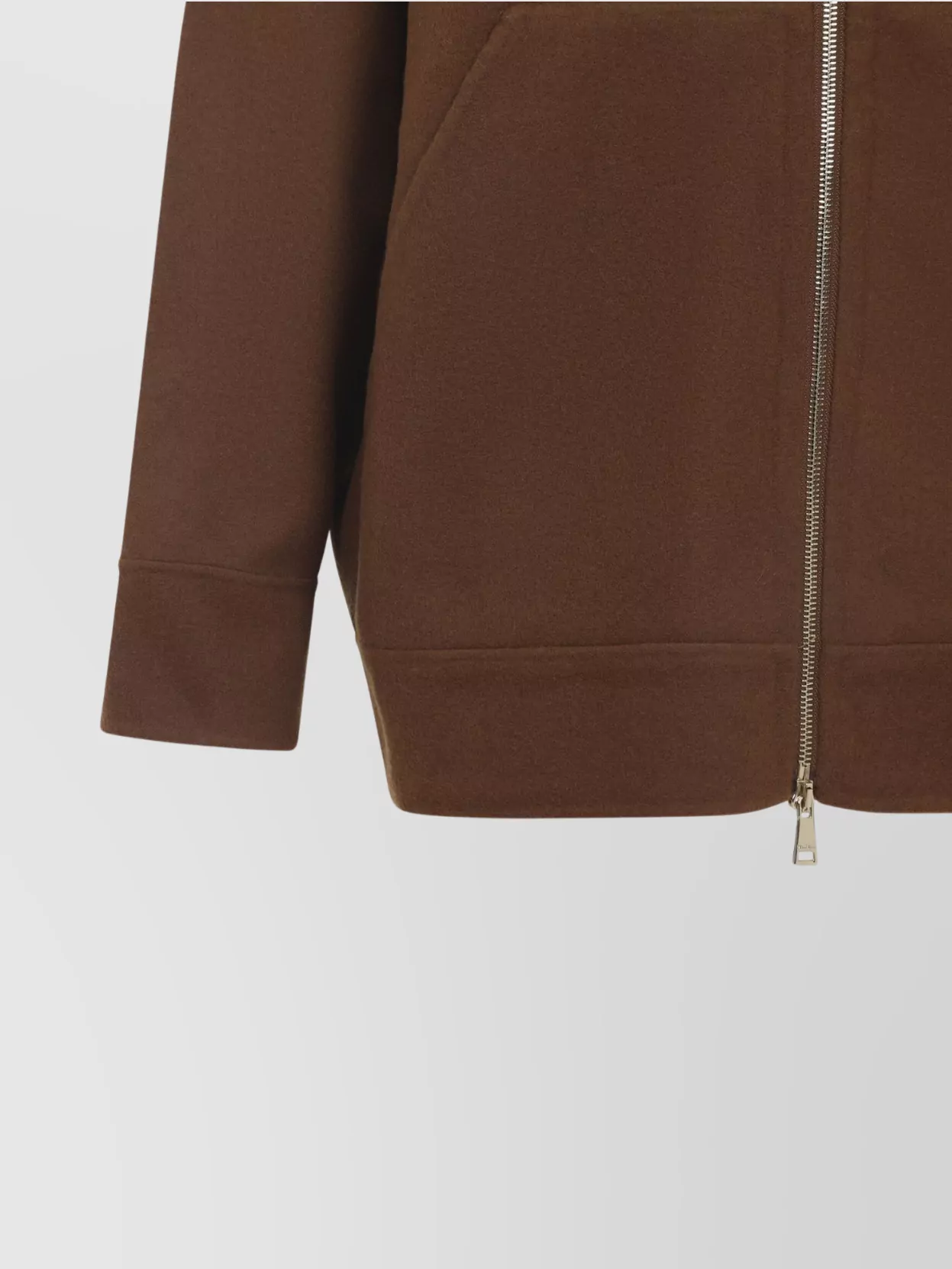 Max Mara Zip Up Hooded Sweatshirt