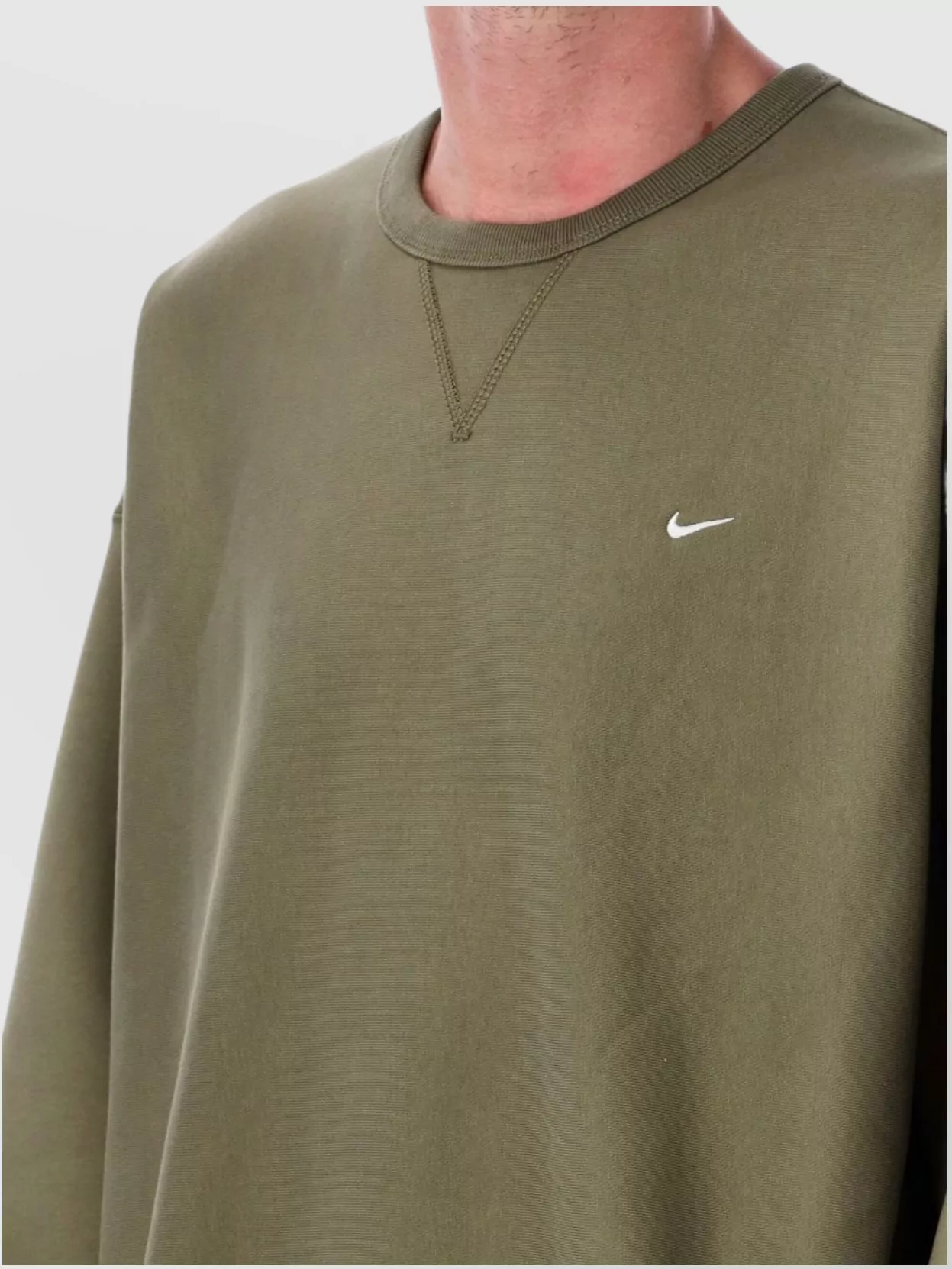 Nike Solo Swoosh Crewneck Cotton Blend