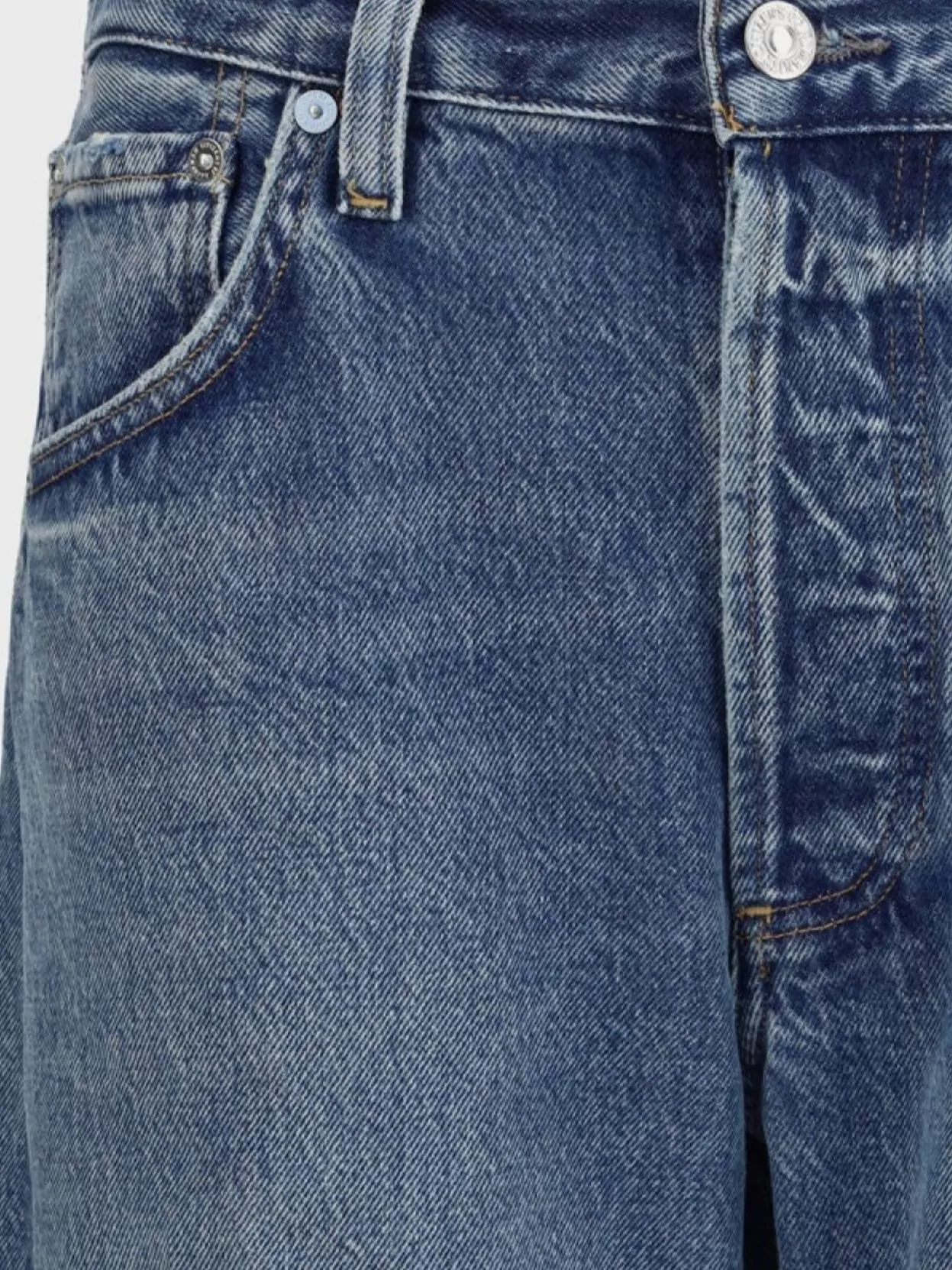 Agolde Five-pocket Denim Trousers