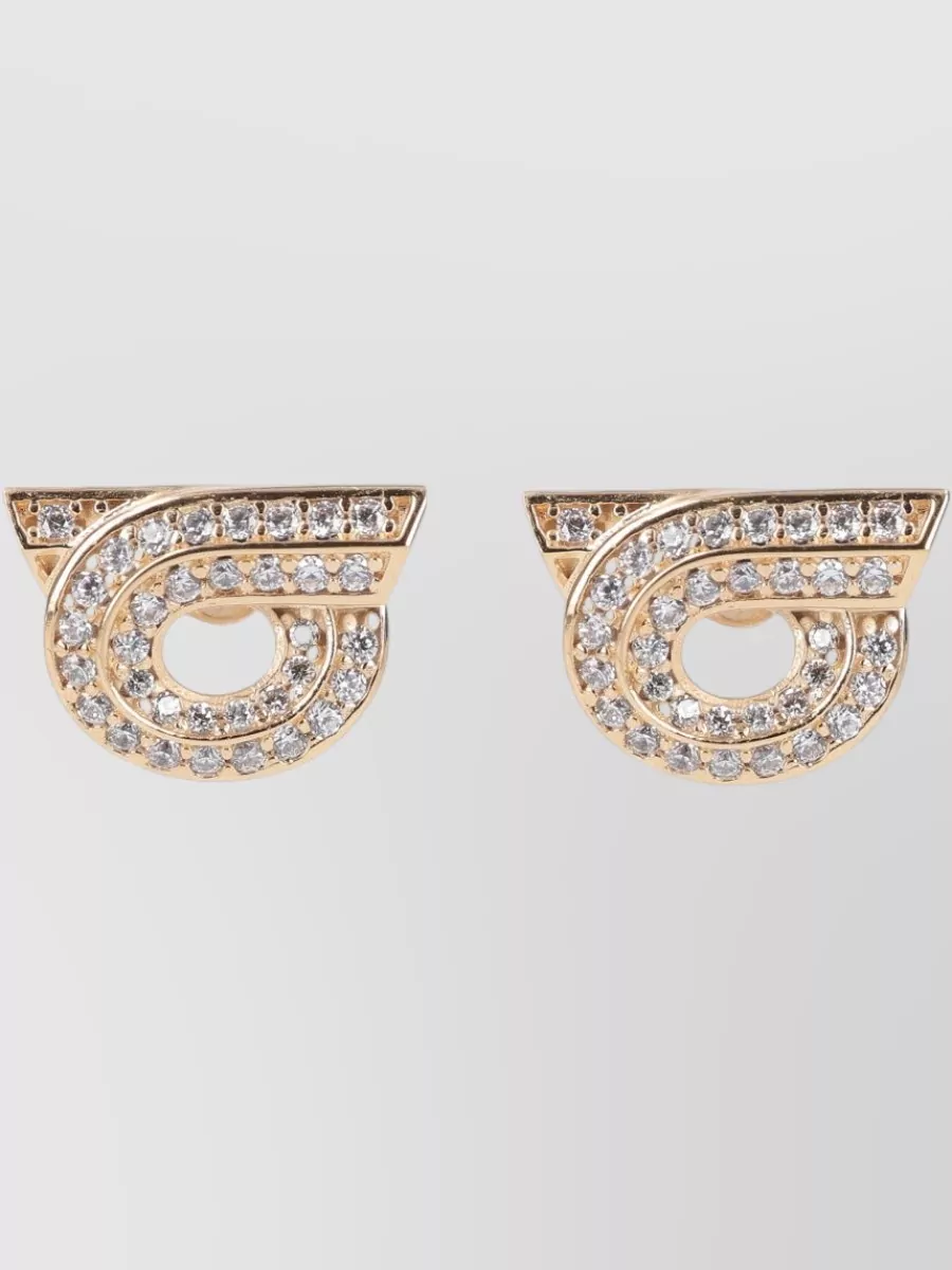 Ferragamo Brass Earrings