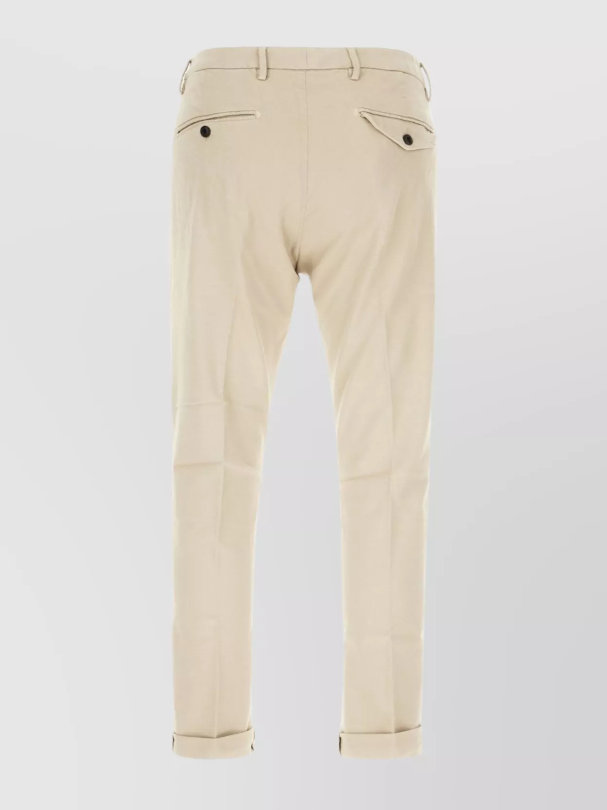Dondup Trousers With Rolled Cuffs And Pockets