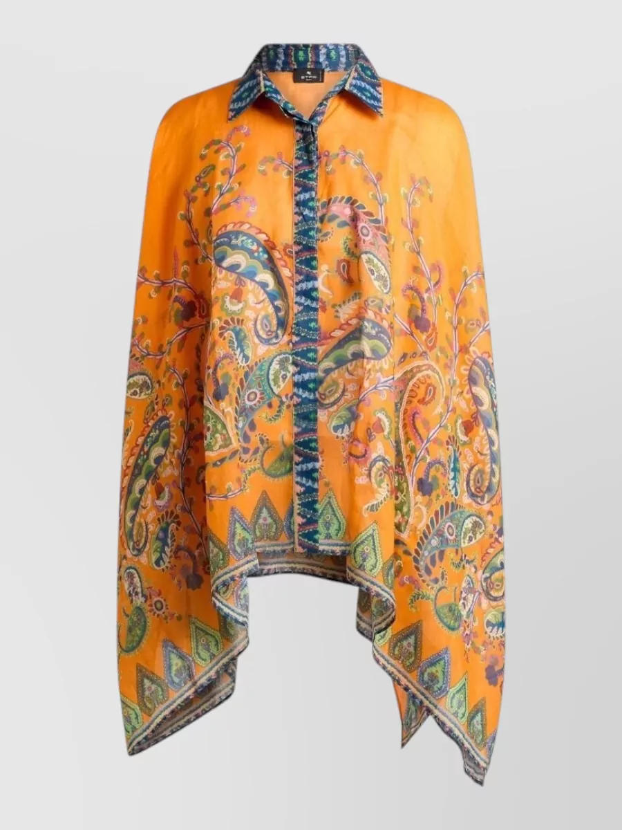 Etro Printed Oversized Shirt