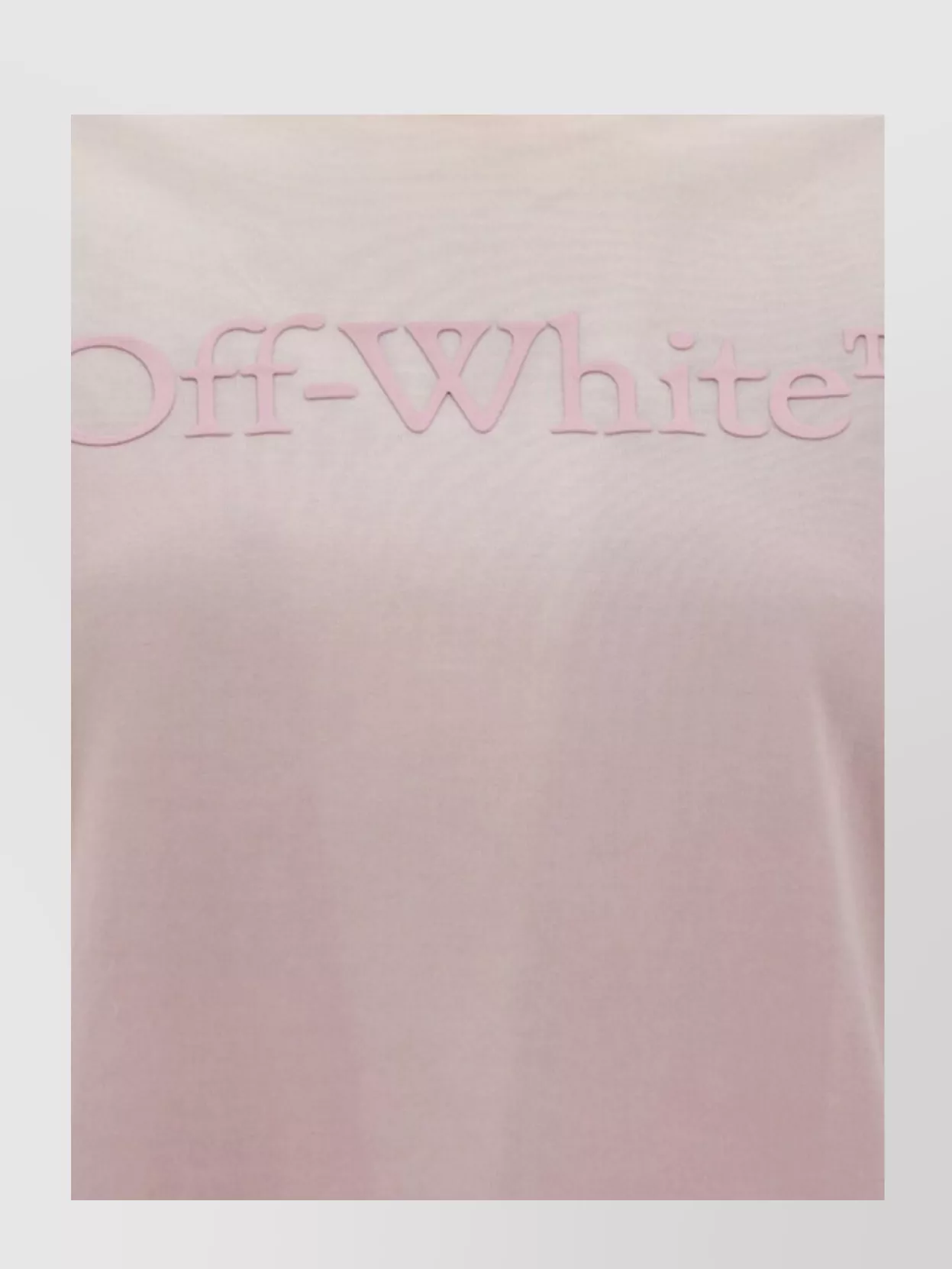 Shop Off-white Cotton Crew Neck T-shirt