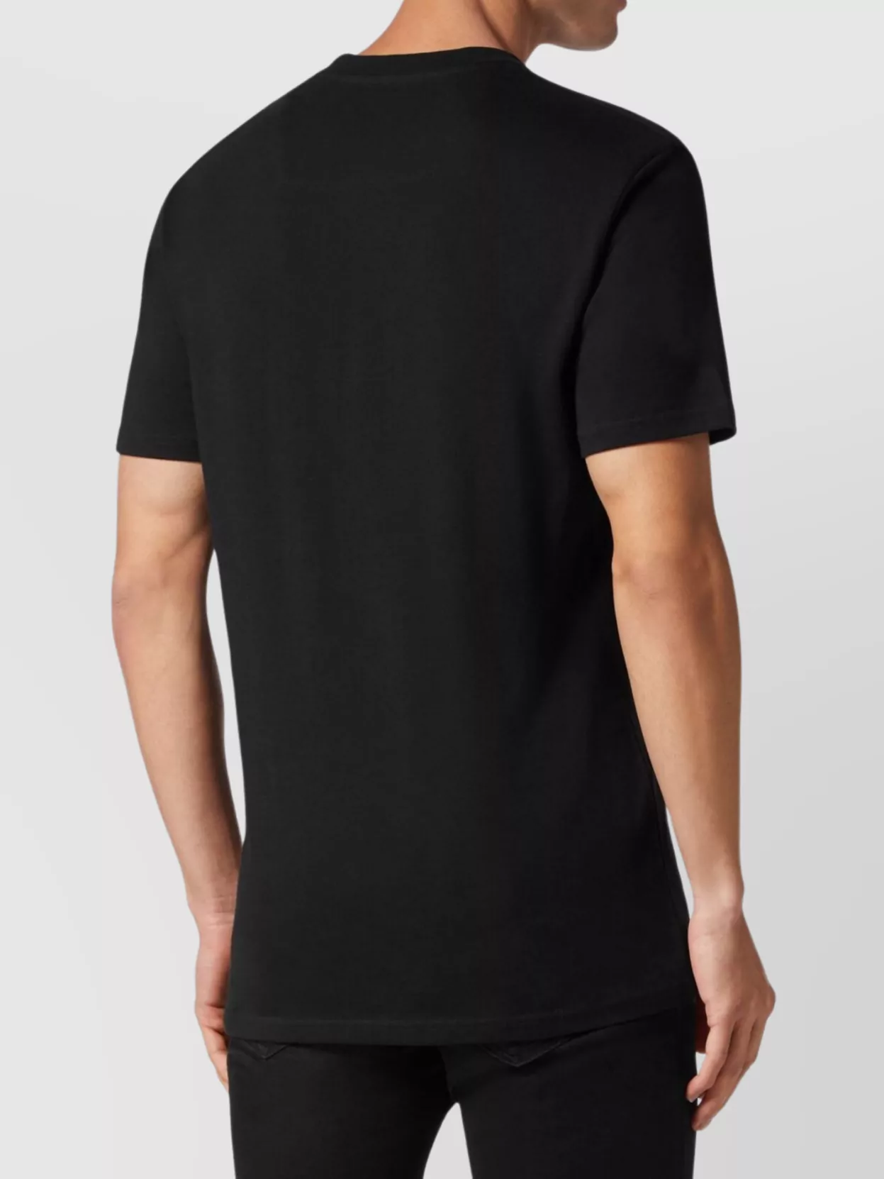 Philipp Plein Skull And Crossbones Graphic Crew Neck T-Shirt