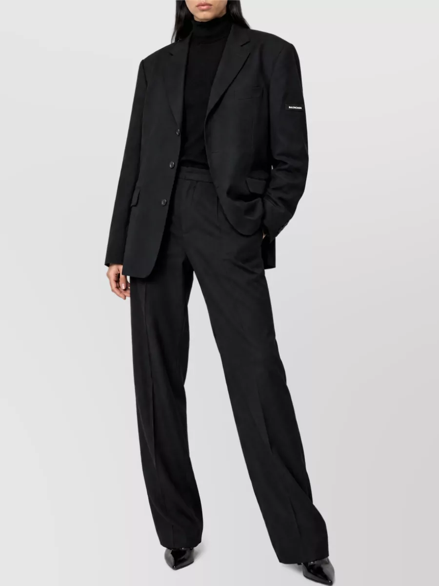 Balenciaga Wool Tuxedo Trousers