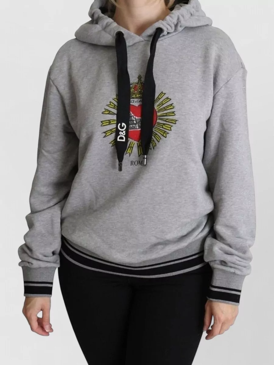 Dolce&Gabbana Printed cotton hoodie