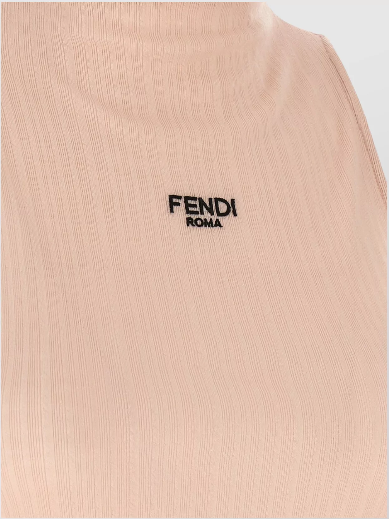 Fendi Frilled High Neck Top