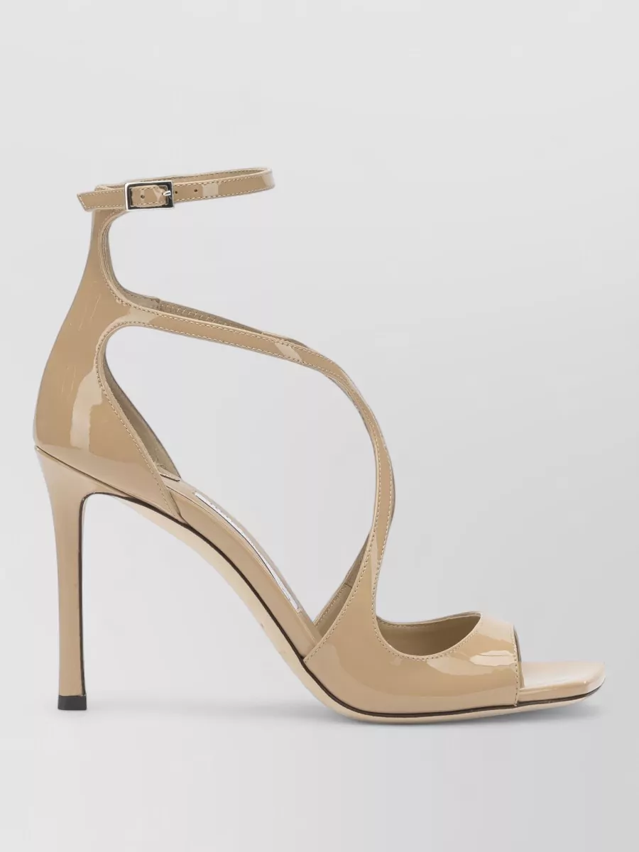 Jimmy Choo Azia 95Mm High Heel Strappy Sandals