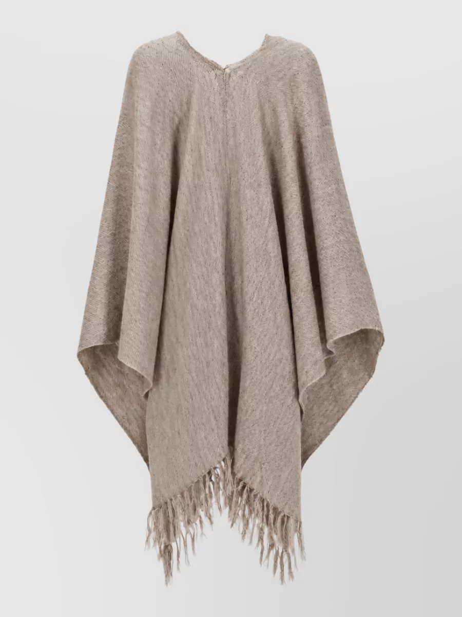 Brunello Cucinelli Linen Poncho