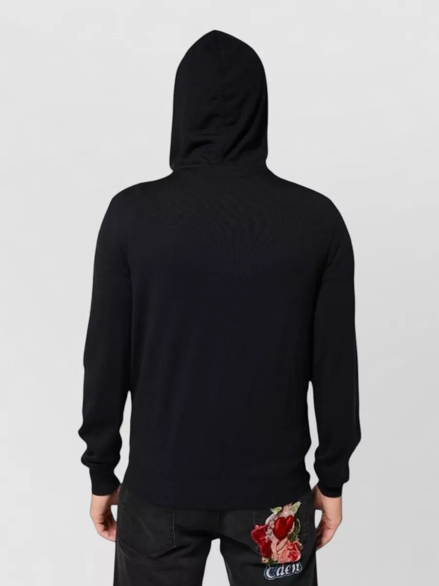 Dolce&Gabbana Leather Hooded Jacket