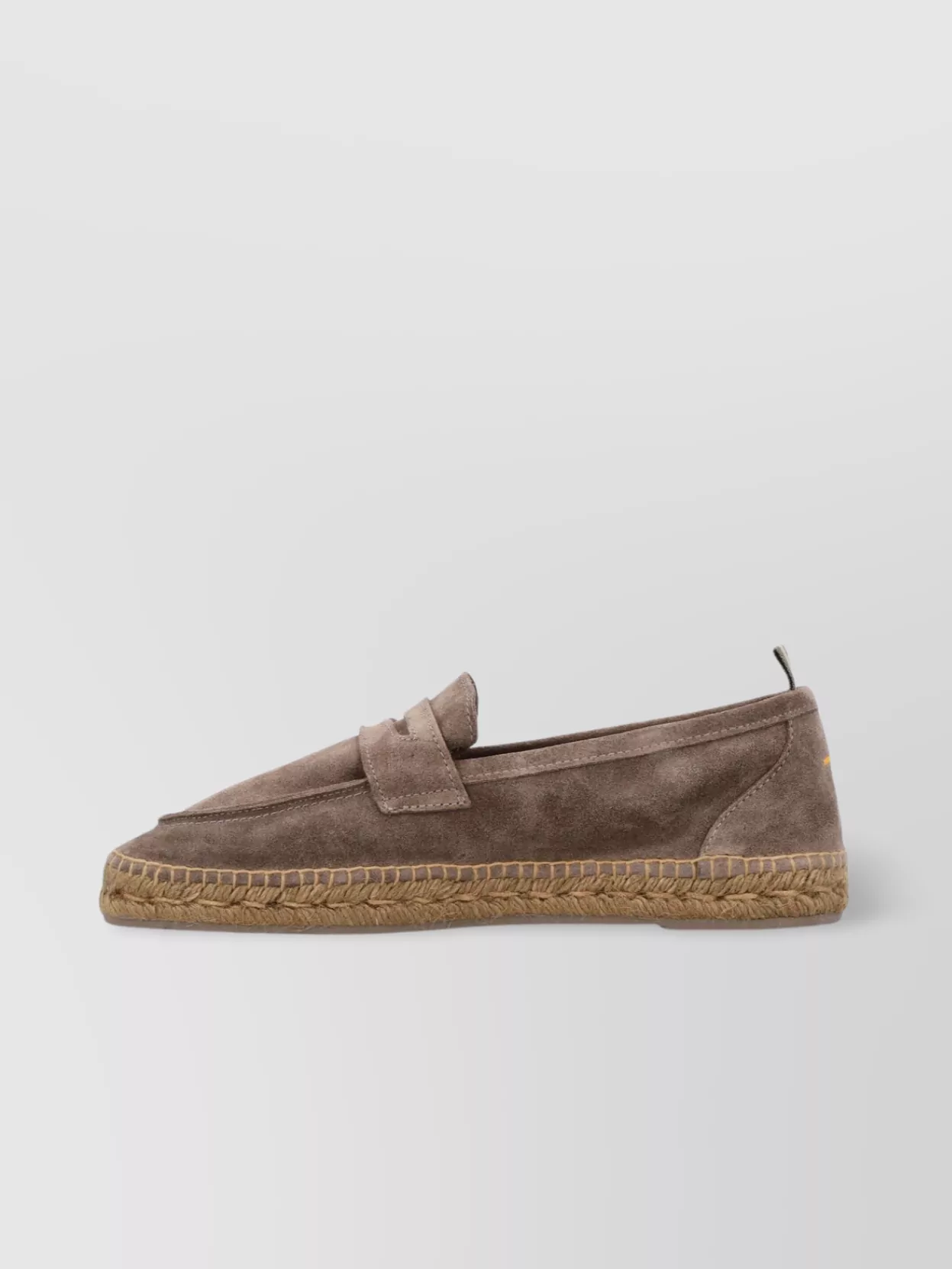 Castaner Suede Stitched Round Toe Espadrilles