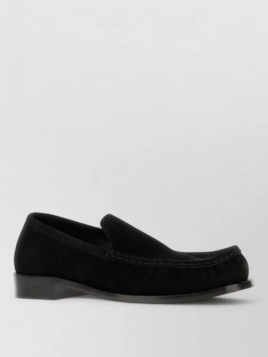 Dries Van Noten suede leather loafers
