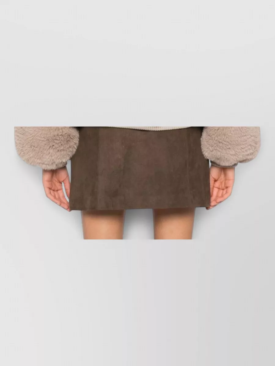 The Frankie Shop Faux Fur Oversized Jacket