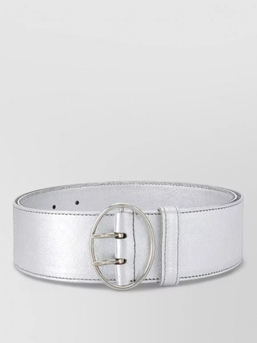 Prada Calf leather large buckle belt