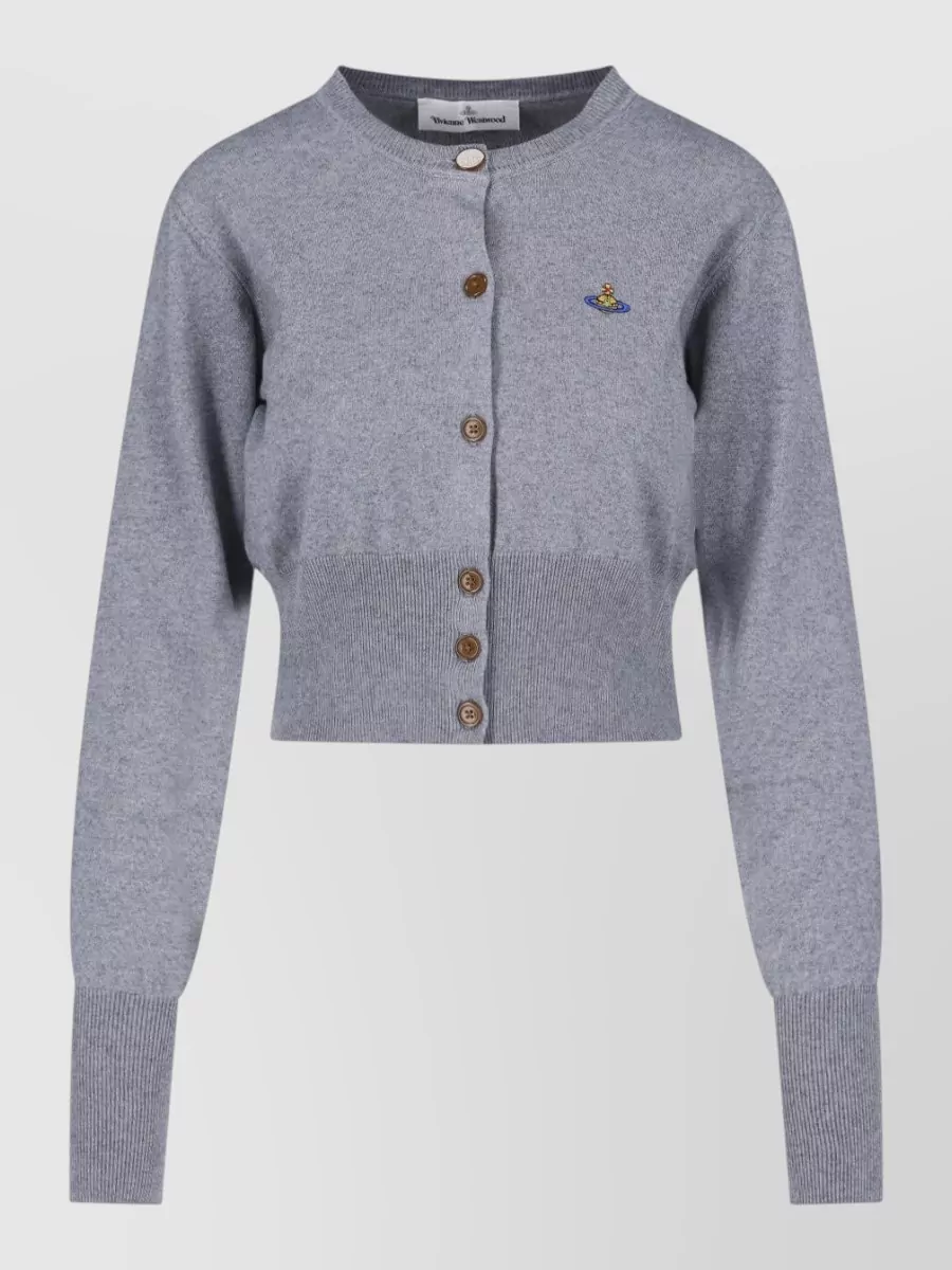 Vivienne Westwood cashmere-blend cropped crewneck cardigan