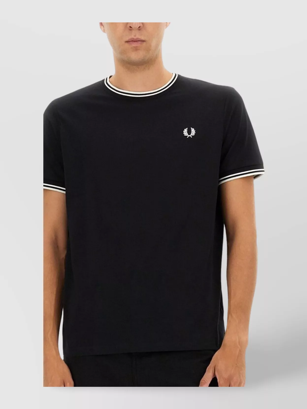 Fred Perry Short Sleeve Crew Neck T-Shirt With Contrast Trim