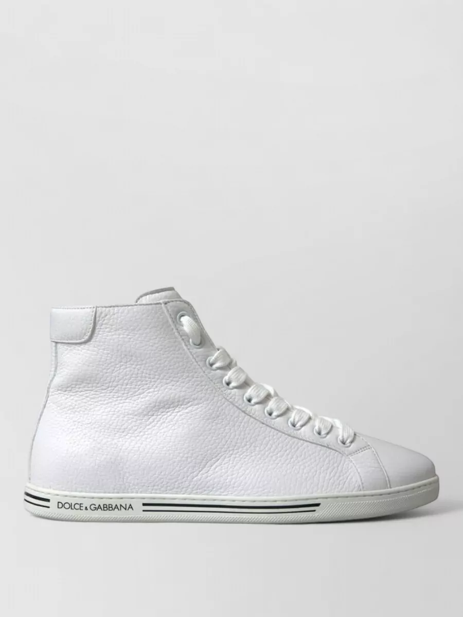 Dolce&Gabbana leather high-top sneakers