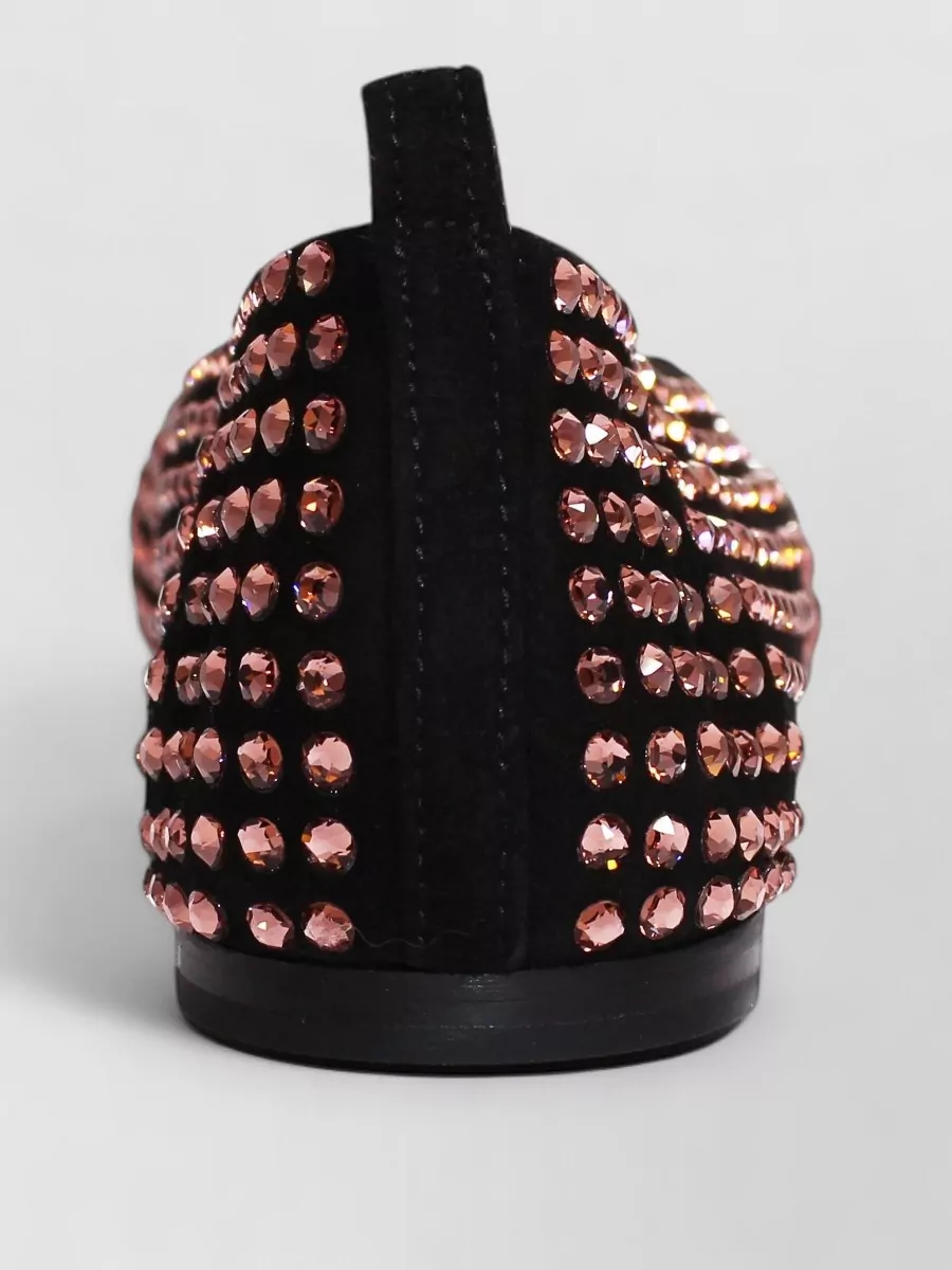 La Rose Crystal-Embellished Ballerina Shoes