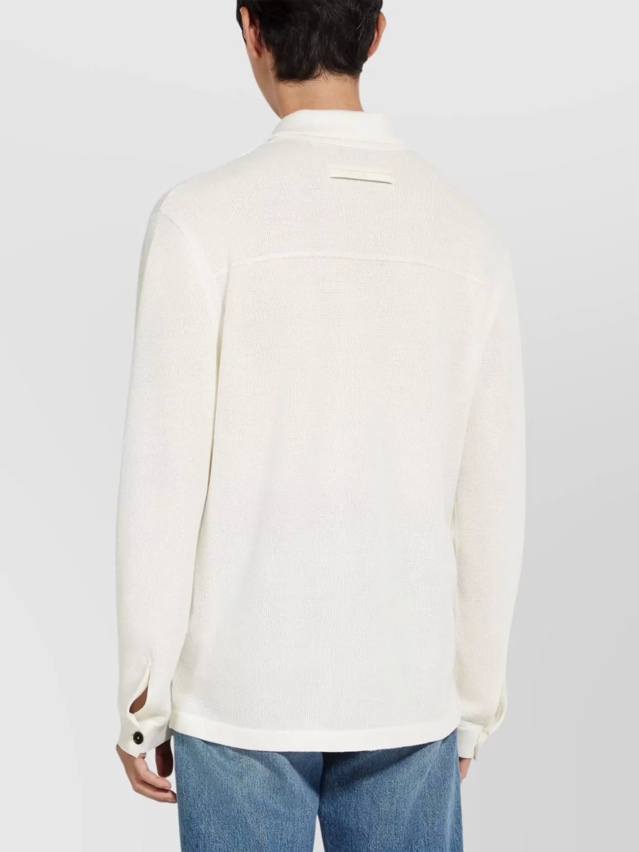 Zegna Wool Shirt Long Sleeves