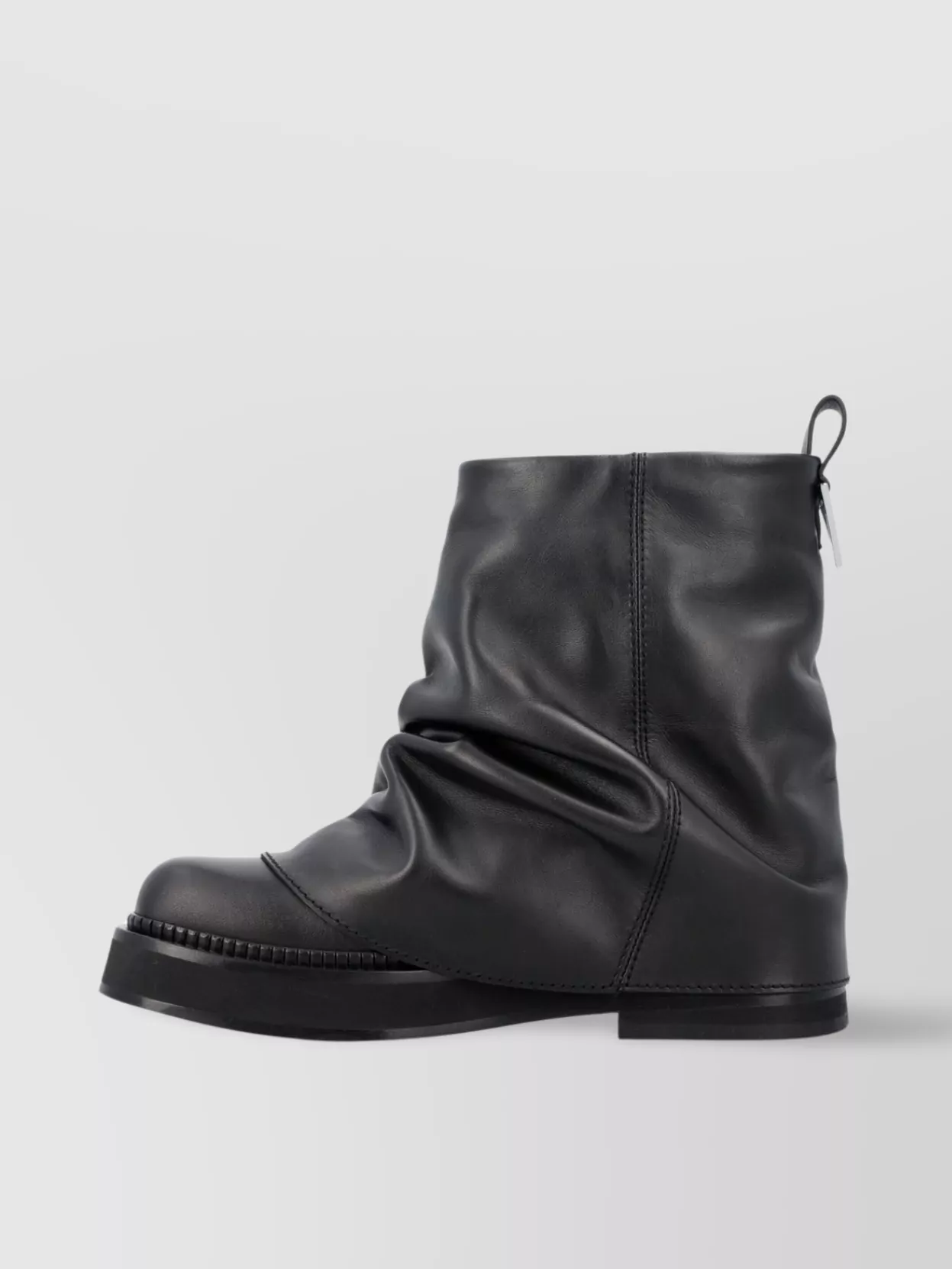 Shop Attico Ankle Pull Tab Round Toe Boot