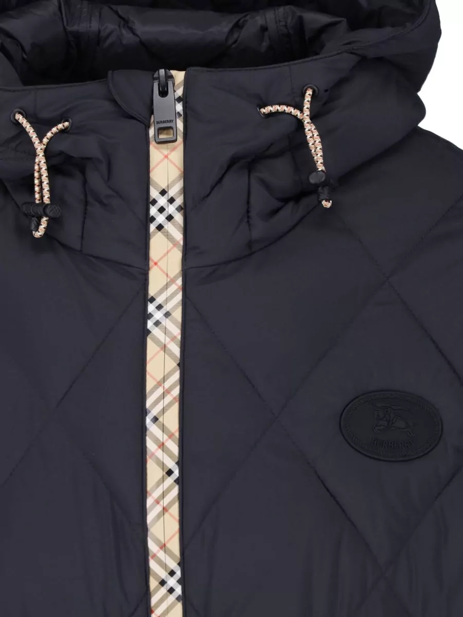 Burberry Quilted Hooded Padded Jacket