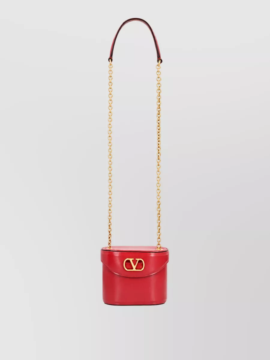 Valentino Garavani Vain Leather Bucket Bag