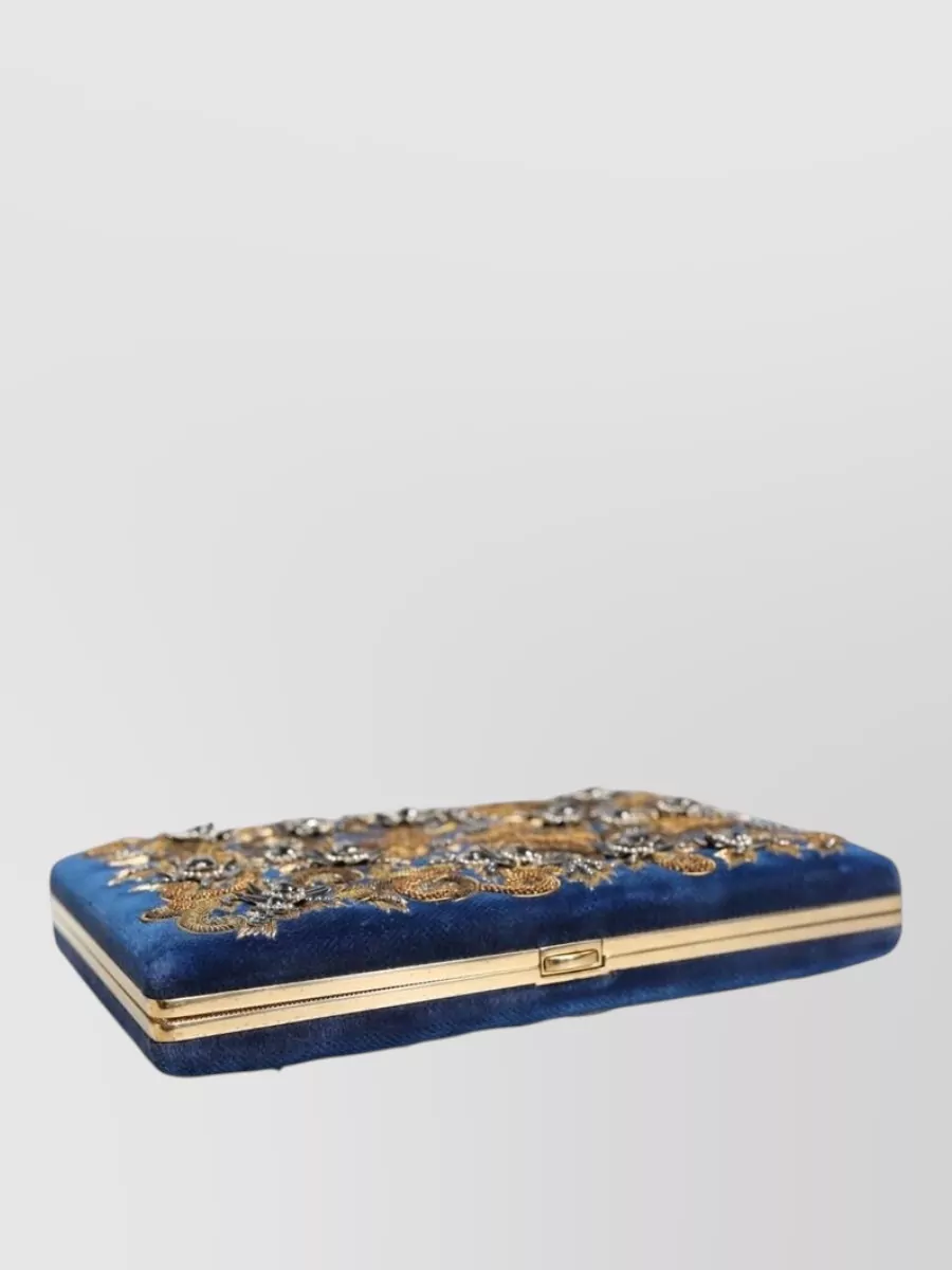 Dolce&Gabbana Velvet Clutch Bag