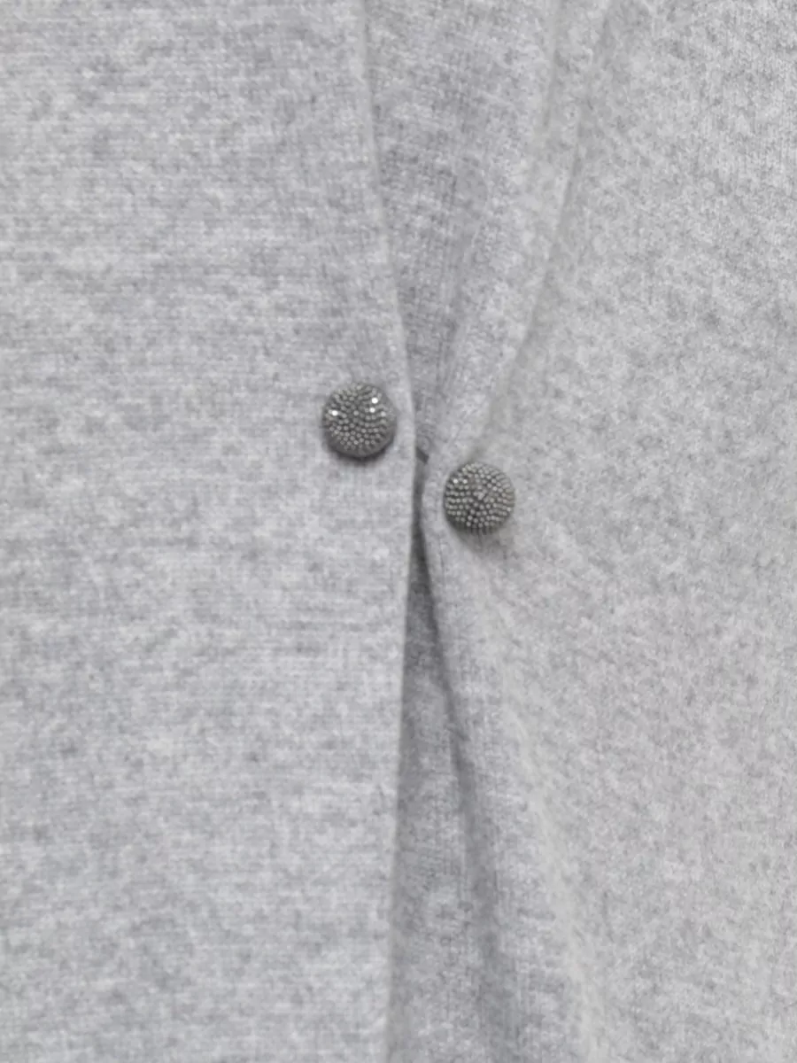 Fabiana Filippi Women's Wool Dress With Button And Metal Detail