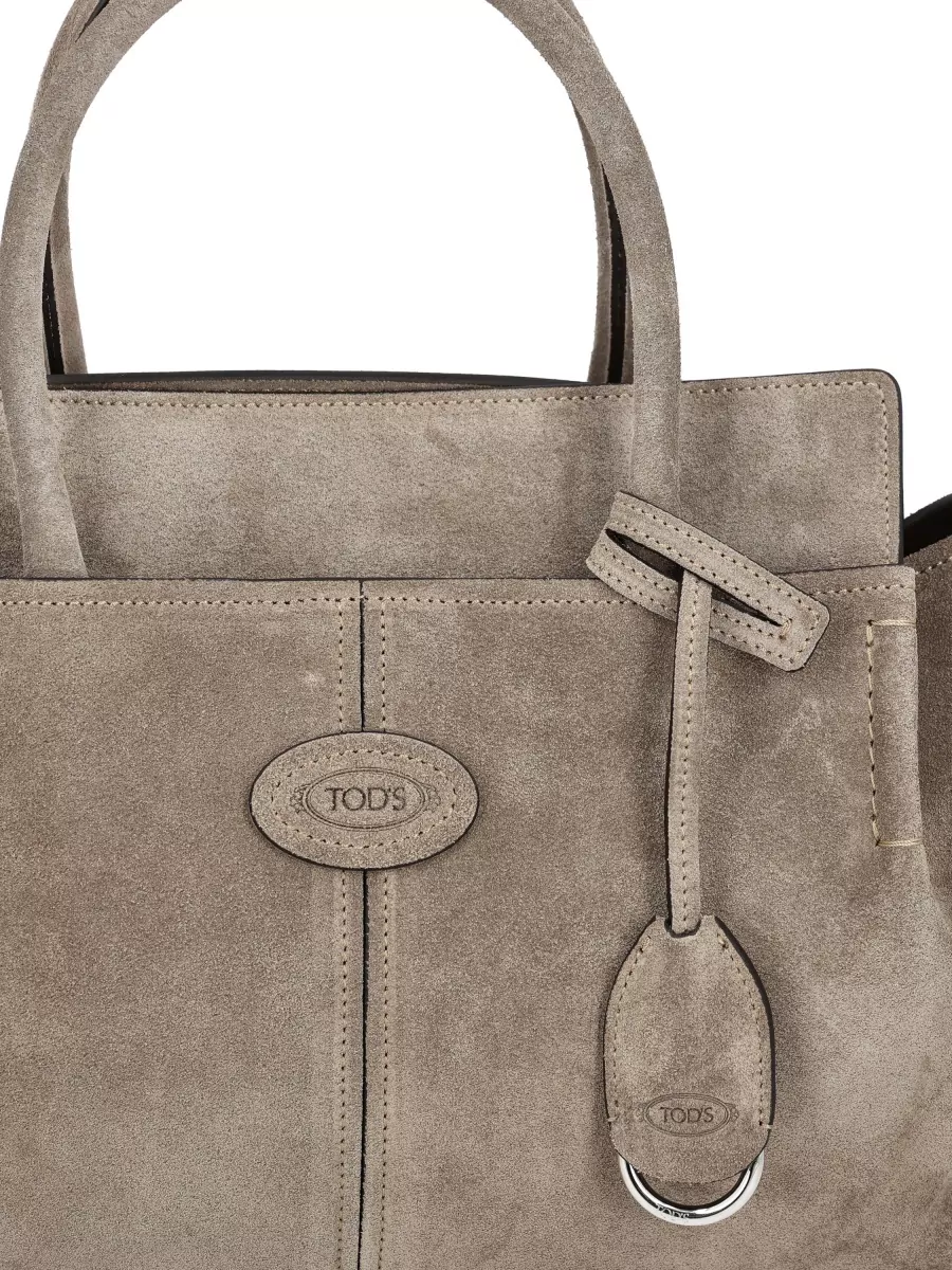 Tod's T Timeless Suede Tote Bag