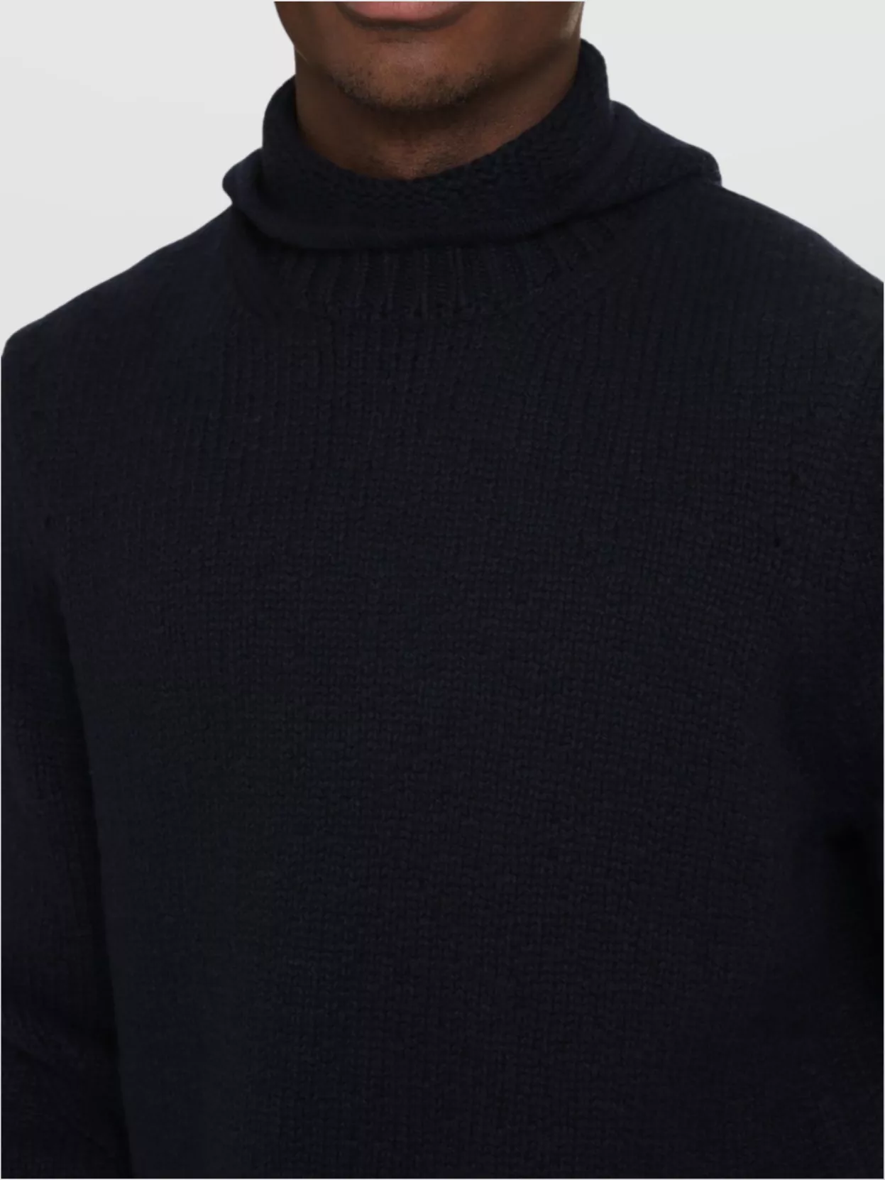 Bottega Veneta Hooded Knit Sweater With Ribbed Finish