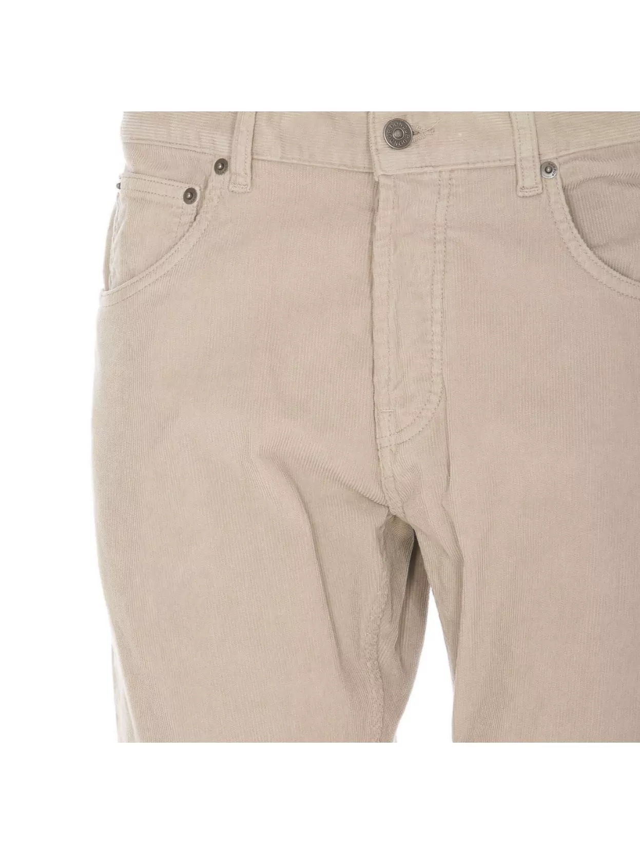 Dondup Regular Fit Trousers Embroidered Detail