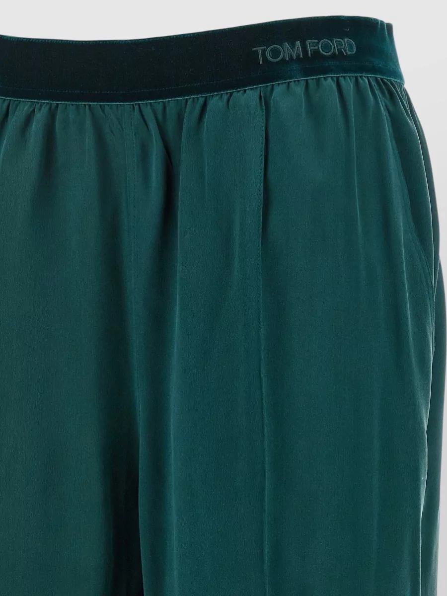 Tom Ford Silk Satin Relaxed-Fit Straight-Leg Pajama Pants