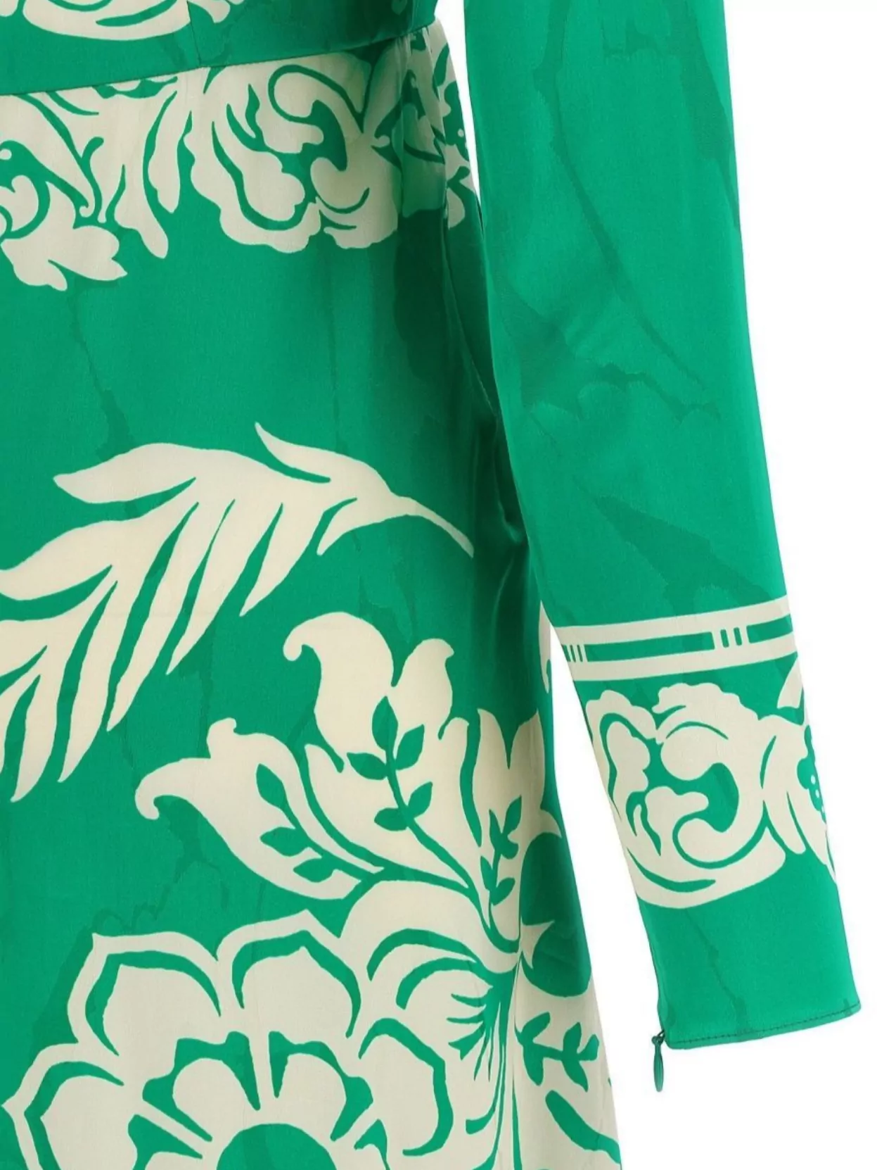 Etro Floral Midi Dress Asymmetric Hem