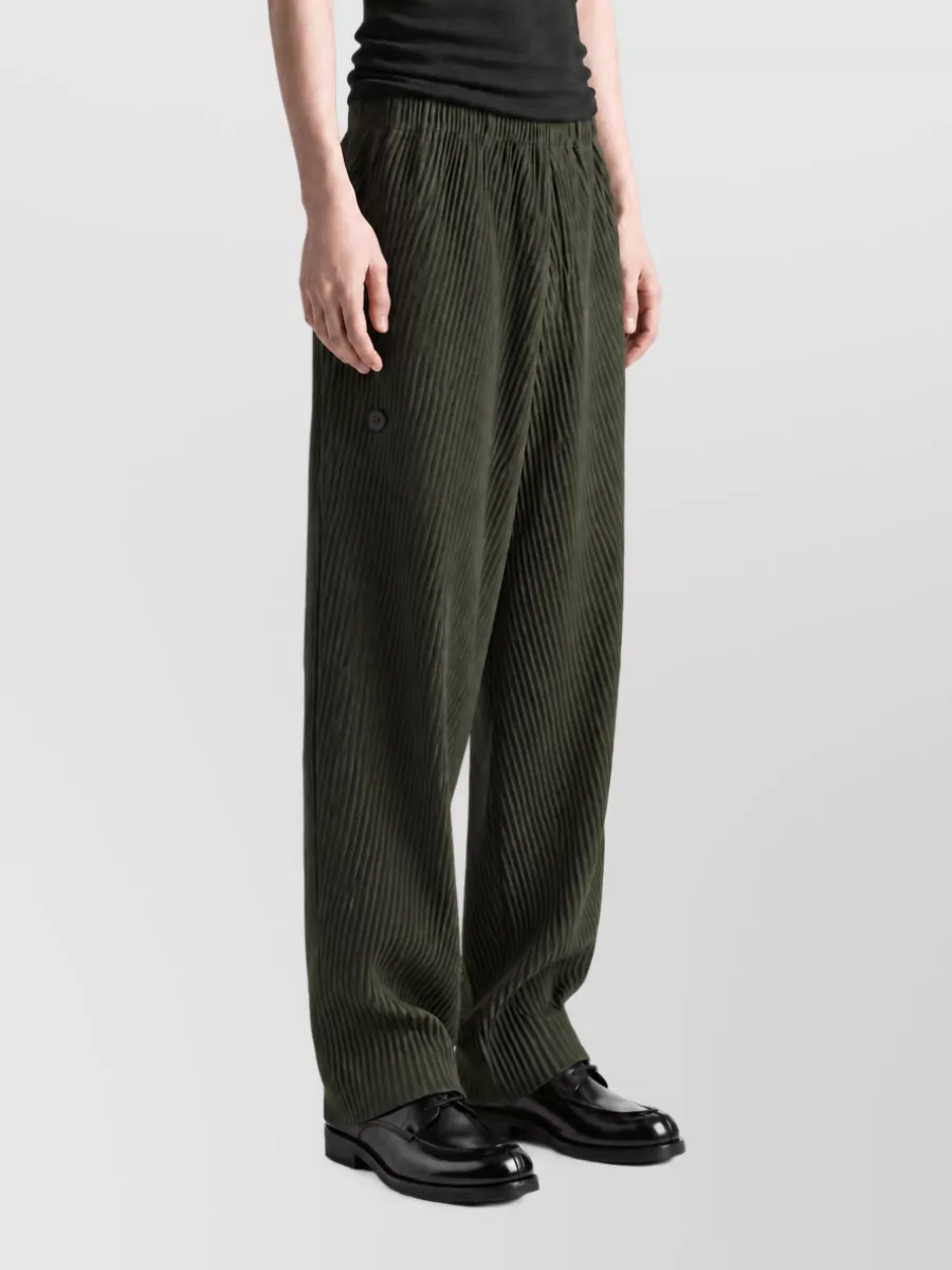 Homme Plisse Issey Miyake Straight-Leg Trousers