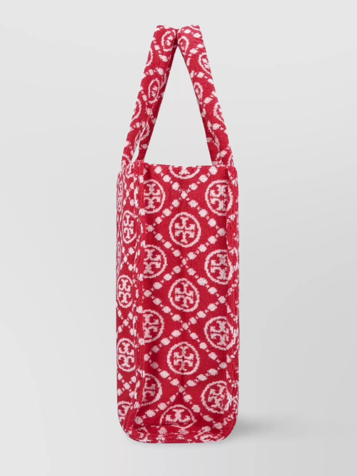 Tory Burch Patterned Tote Bag Top Handles In Red