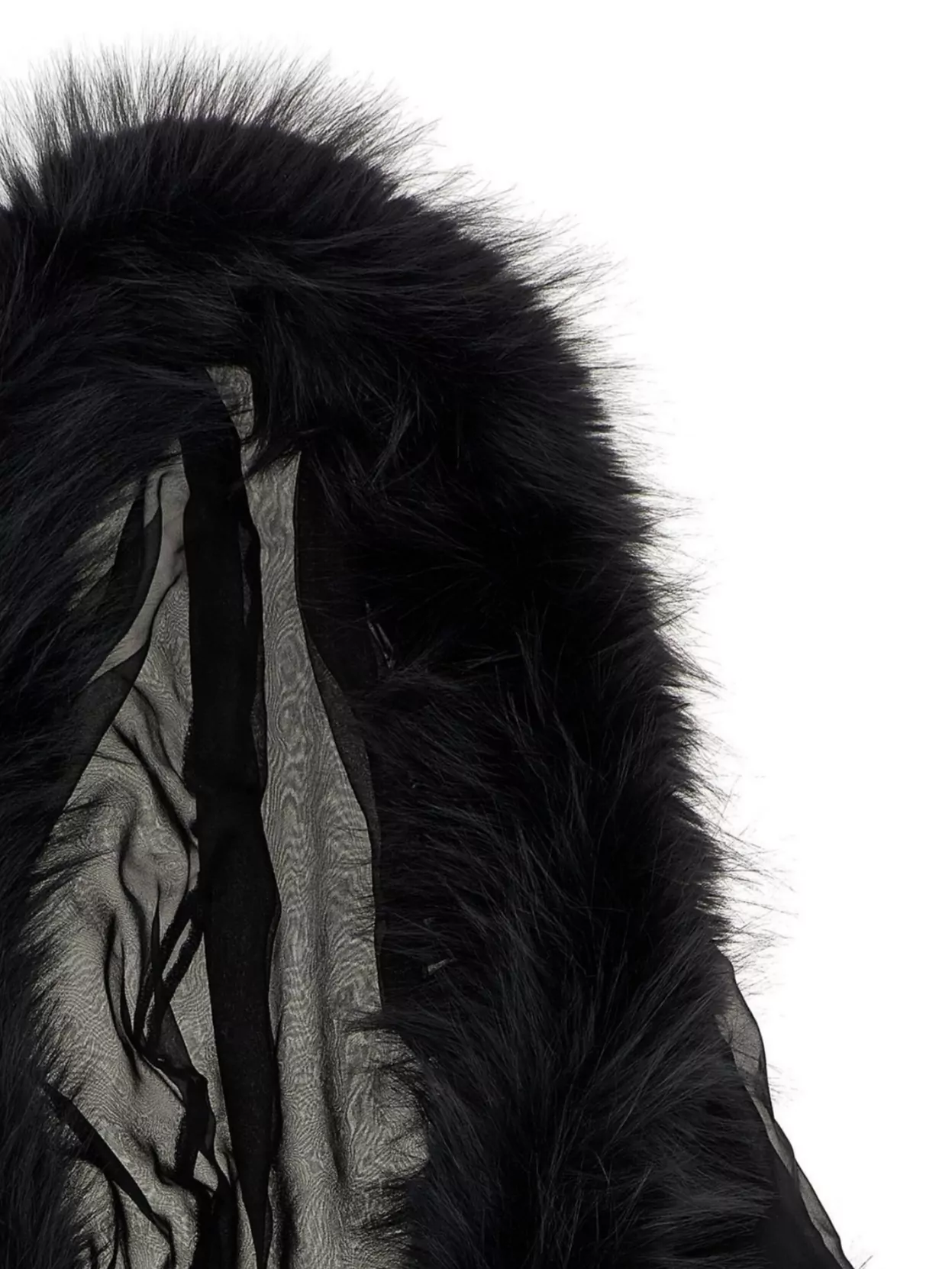 Dsquared2 Hooded Collar Scarves And Foulards Black