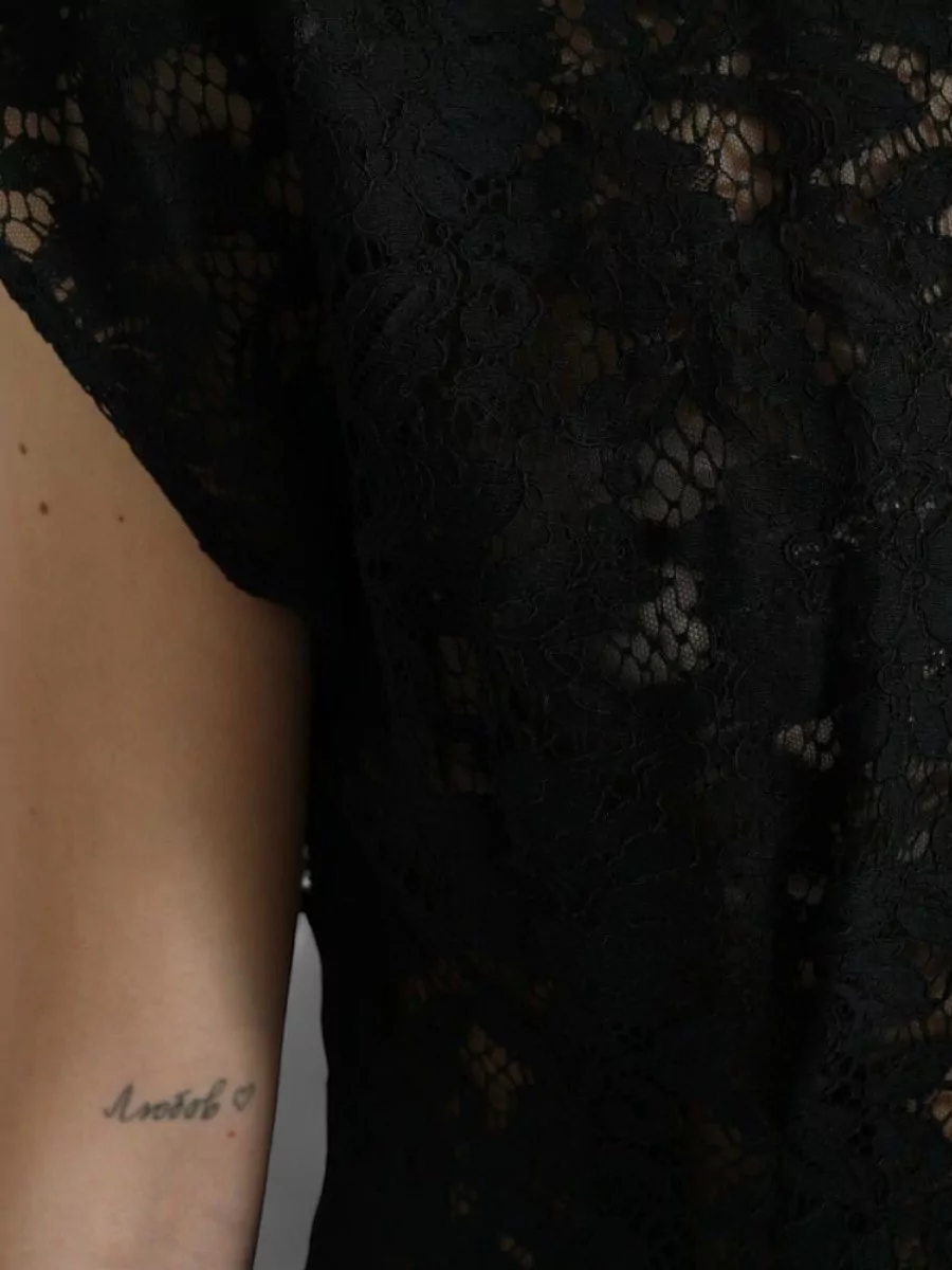 Dolce&Gabbana Floral Lace Mini Dress